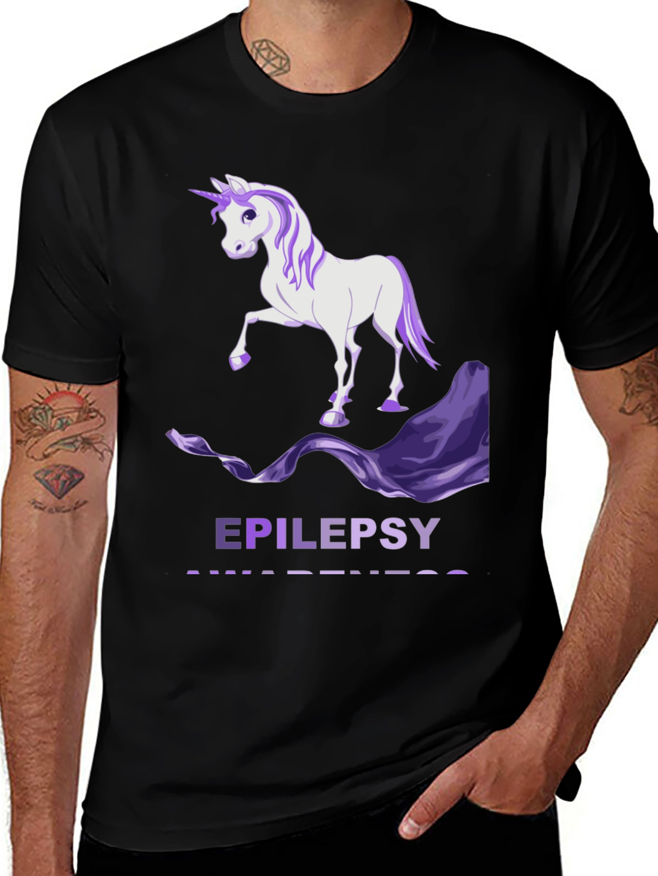 Epilepsy Awareness Unicorn T-Shirt