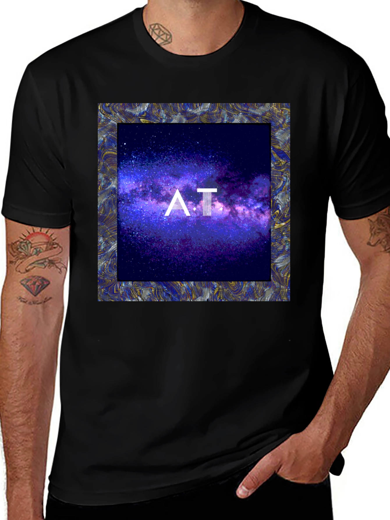 Variant 21 of Galaxy Graphic Tee - Stylish Universe Design