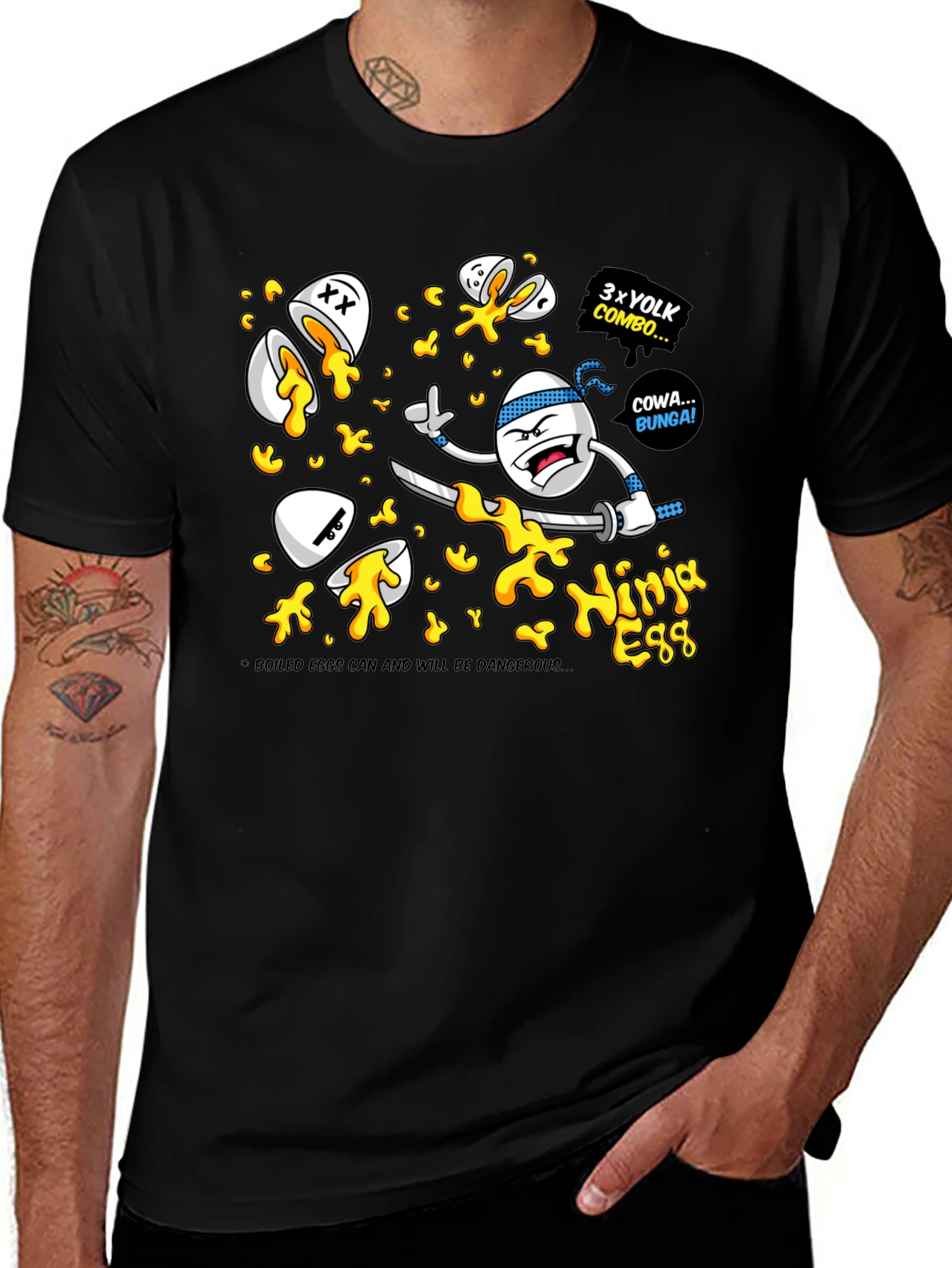 Variant 16 of Ninja Egg Graphic T-Shirt