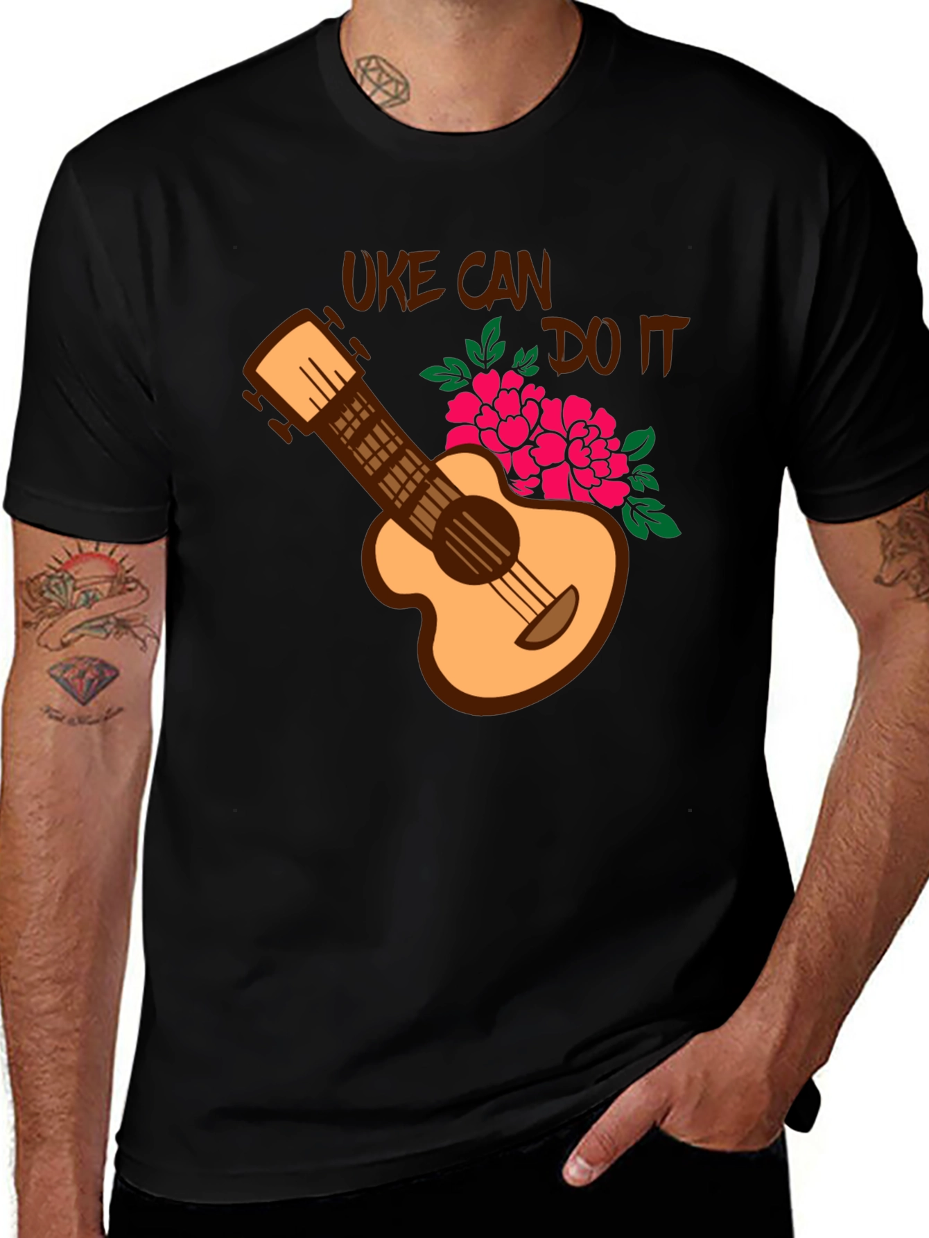 Variant 10 of Uke Can Do It Graphic T-Shirt