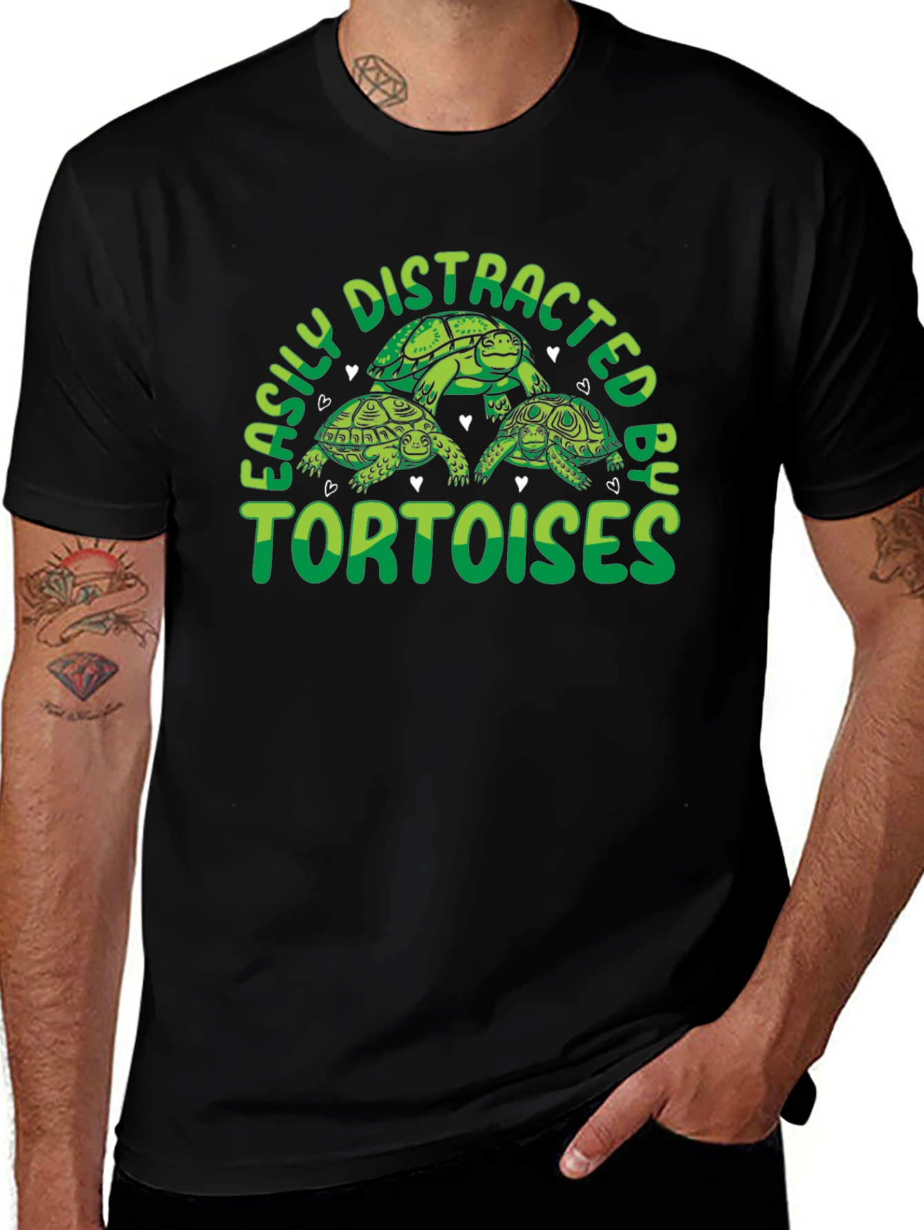 Variant 14 of Easily Distracted by Tortoises T-Shirt