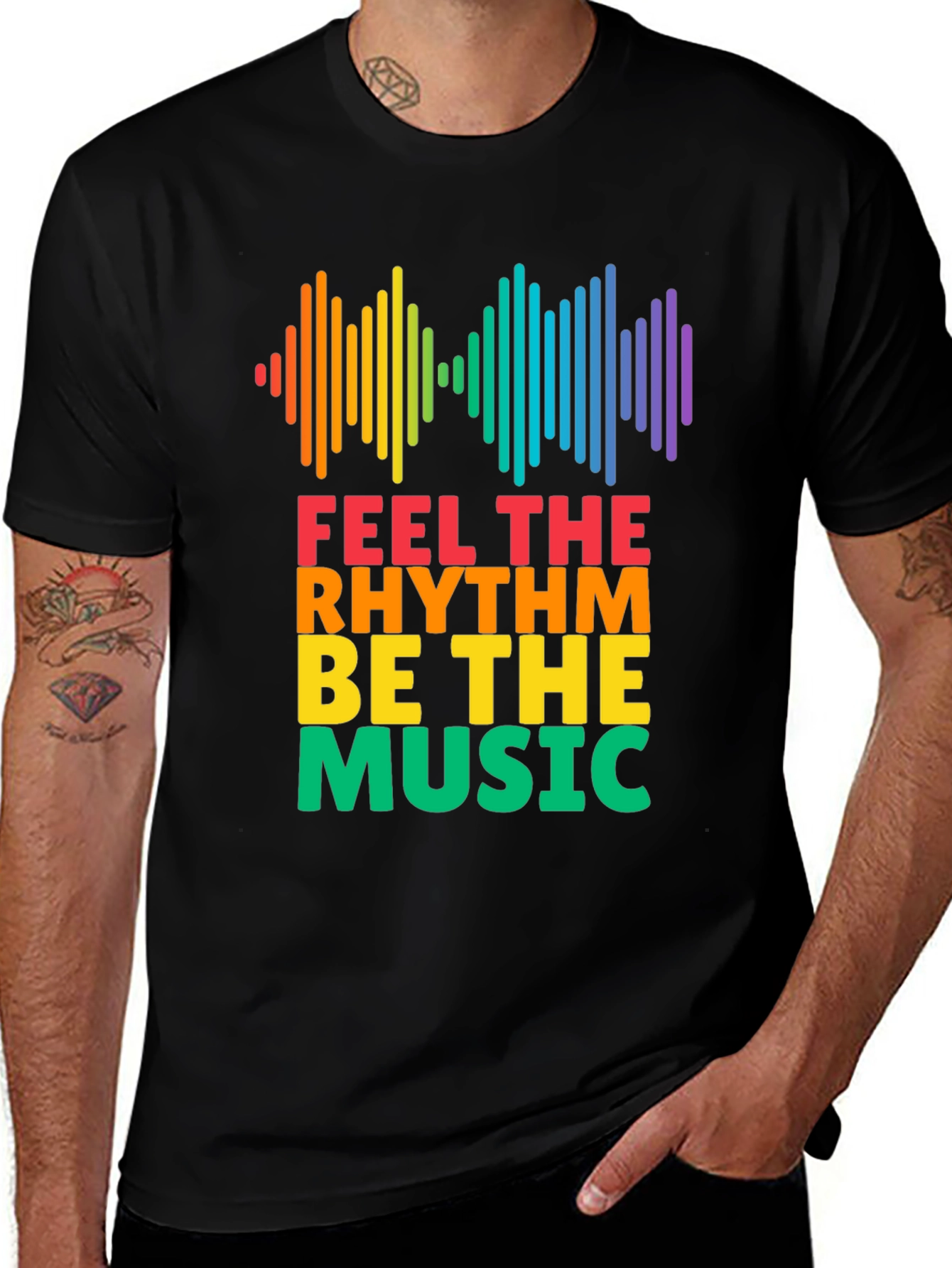 Variant 16 of Feel The Rhythm Music T-Shirt