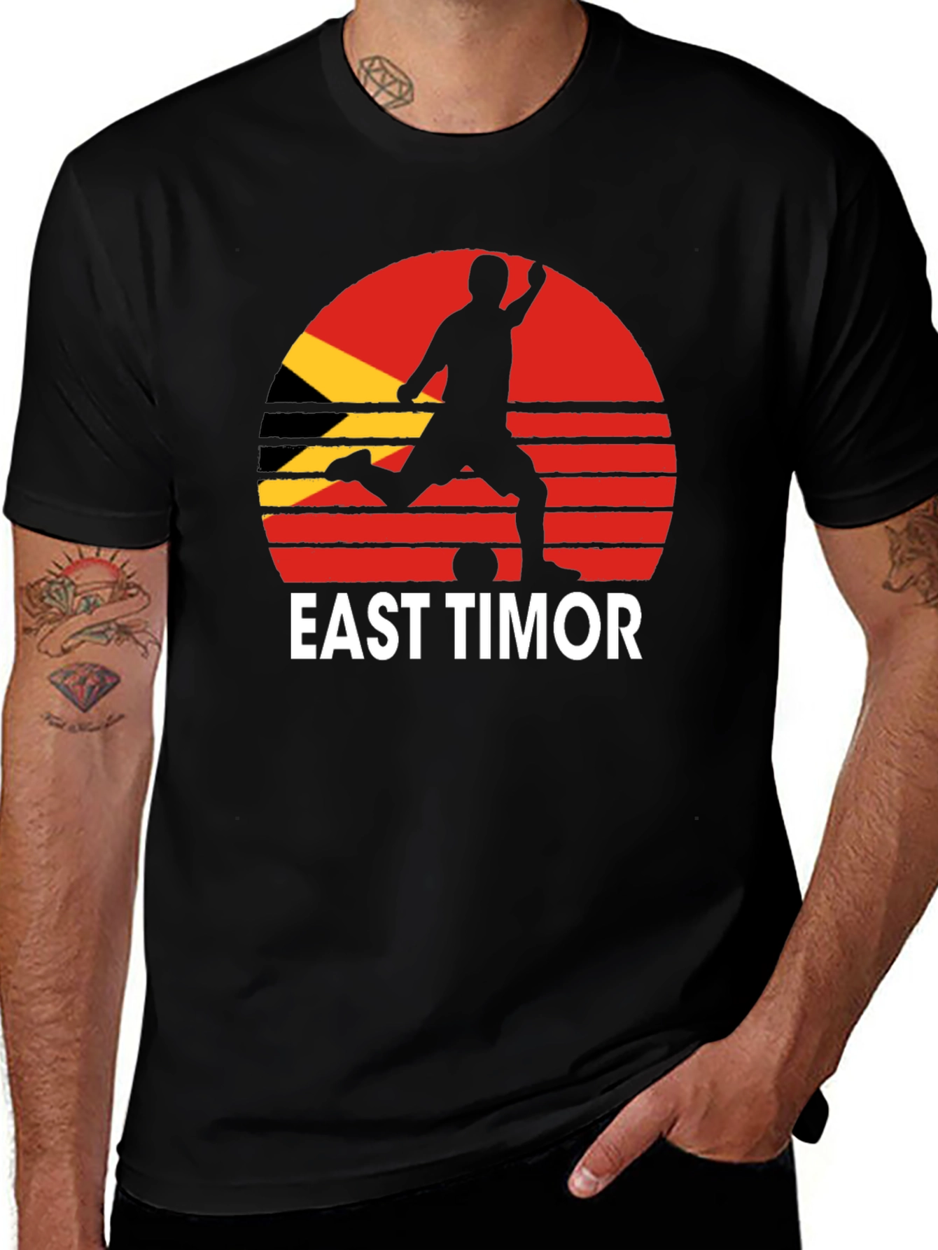 East Timor Football T-Shirt - Soccer Fan Tee