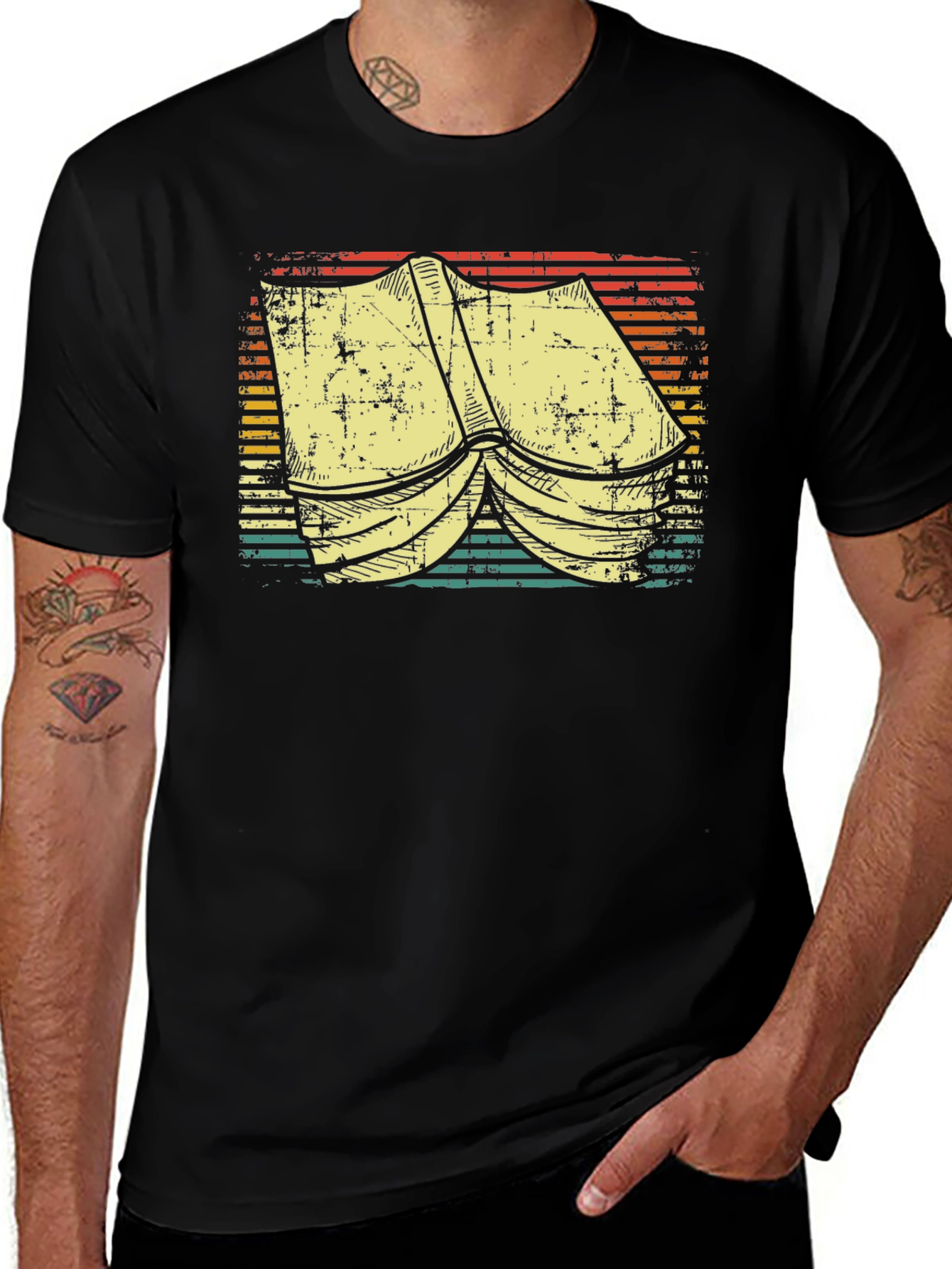 Variant 28 of Retro Tent Graphic Tee - Camping Adventure Shirt