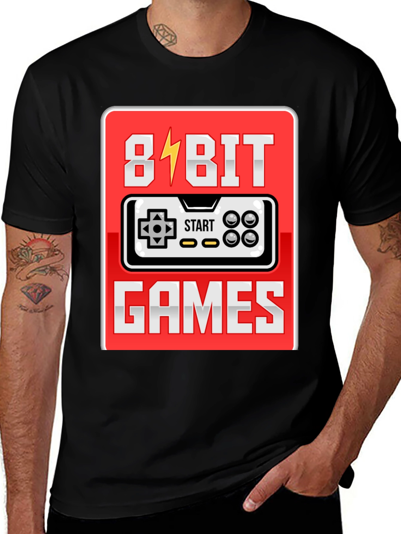 Variant 9 of 8-Bit Games Retro T-Shirt for Gamers