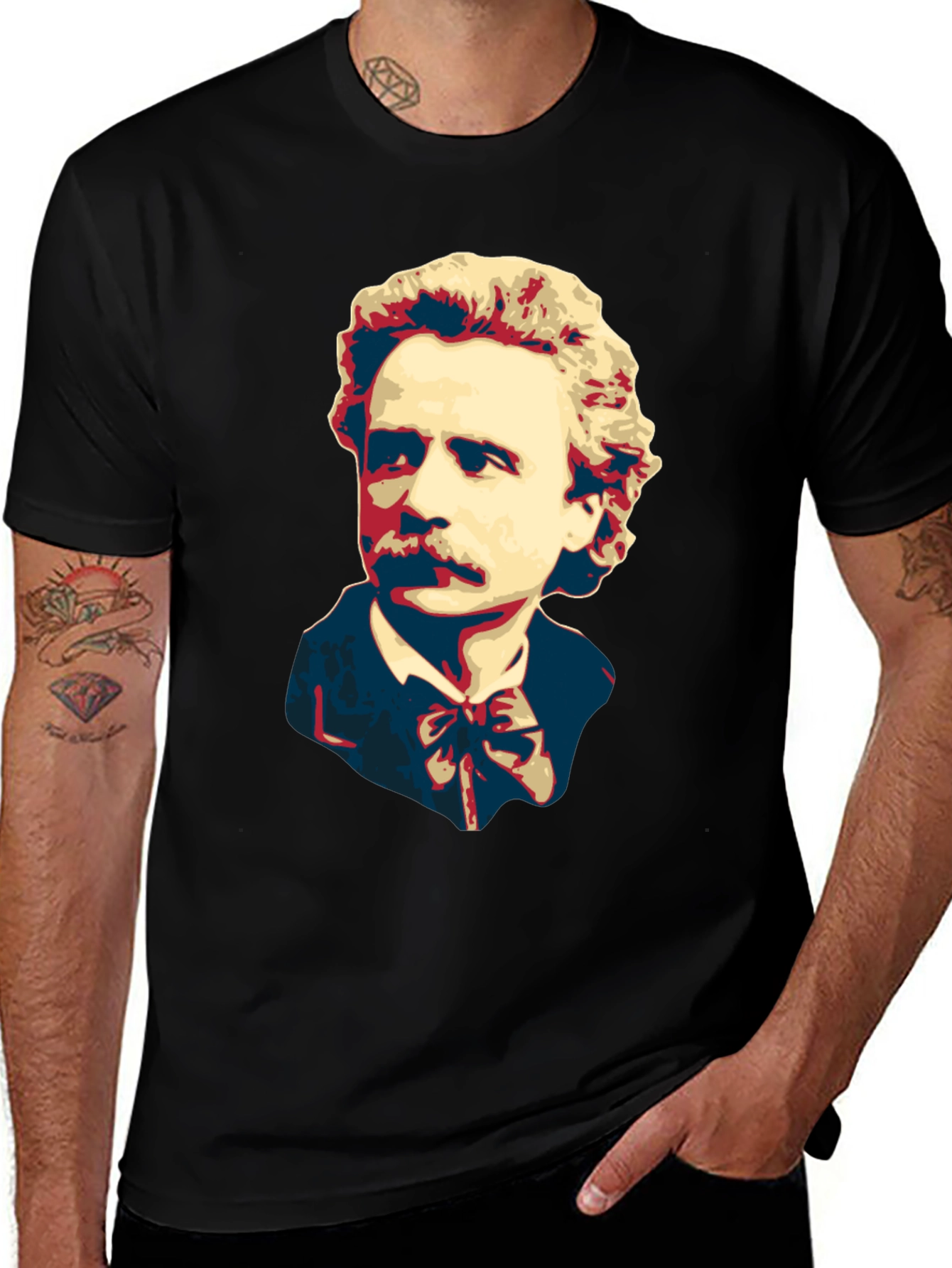 Variant 9 of Mark Twain Graphic Tee - Classic Literary Style