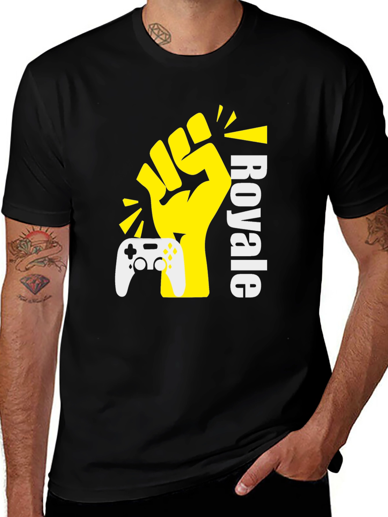 Variant 17 of Gaming Royale Black T-Shirt