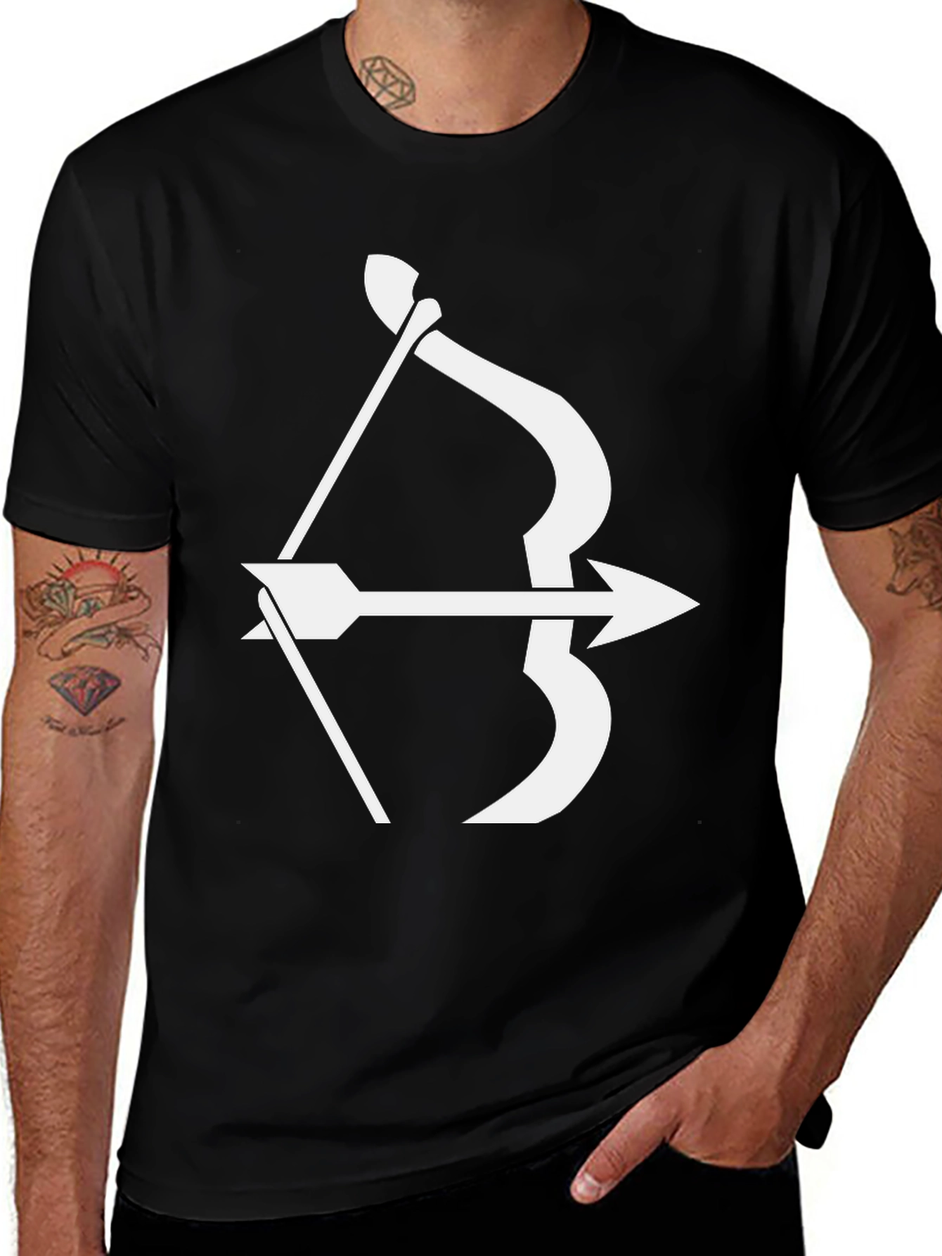 Variant 28 of Archer T-Shirt - Bow & Arrow Graphic Tee