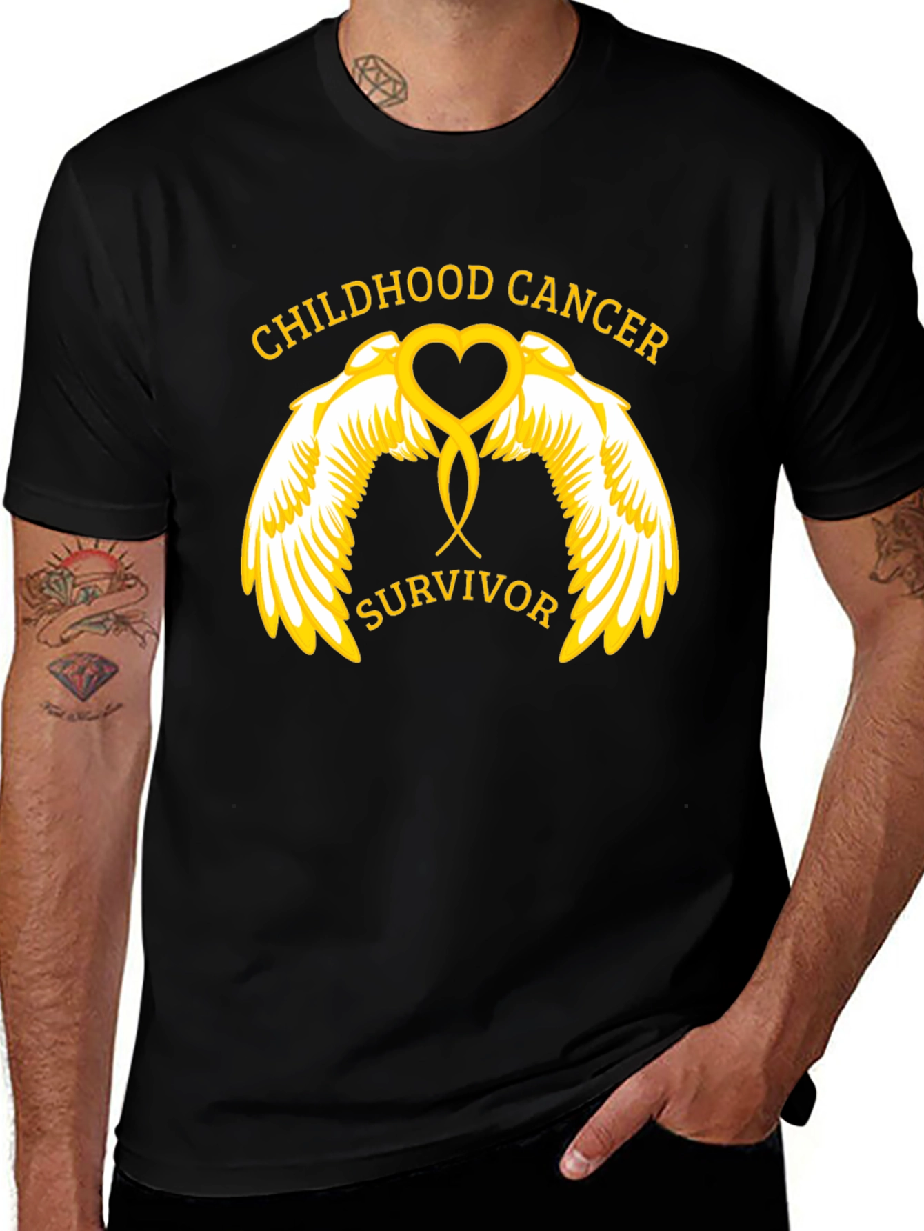 Childhood Cancer Survivor Graphic T-Shirt