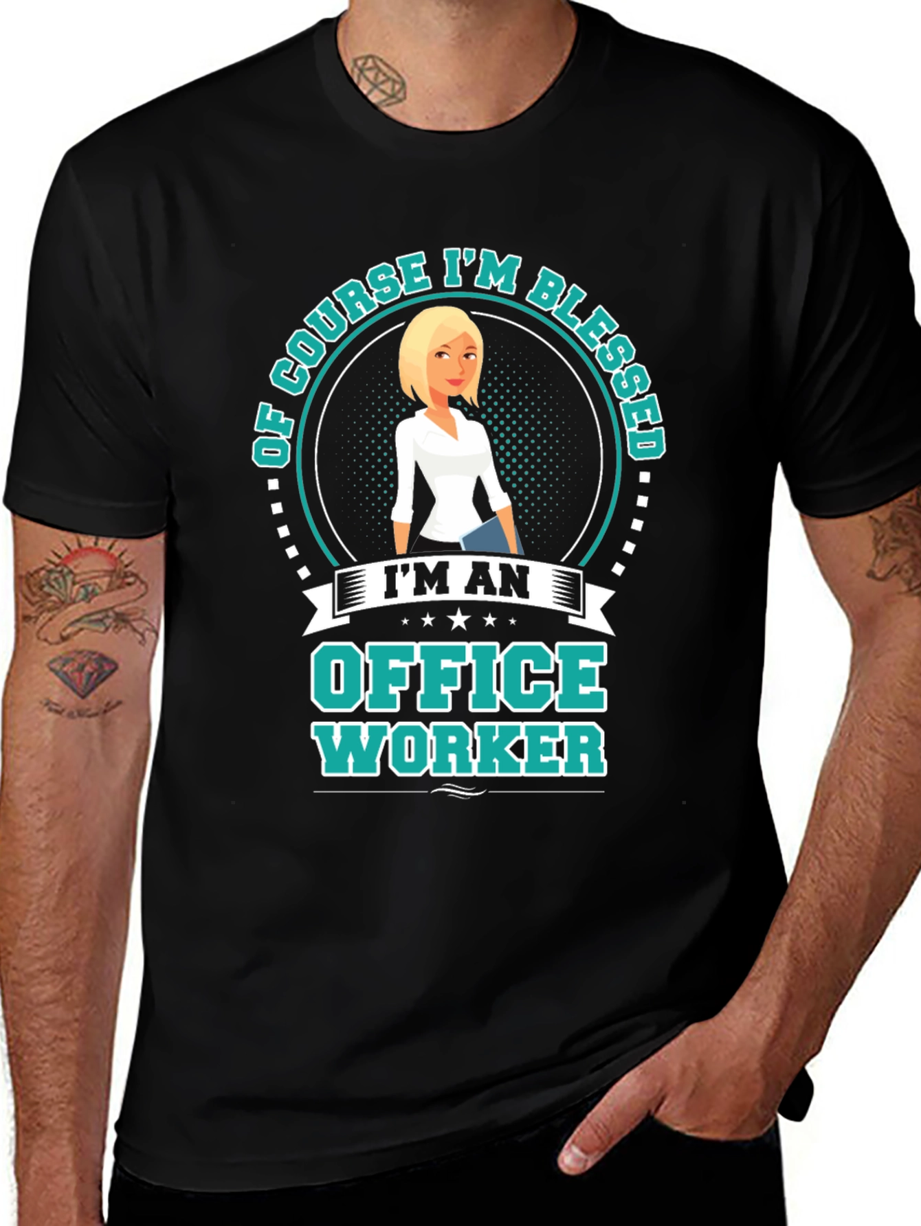 Blessed Office Worker T-Shirt