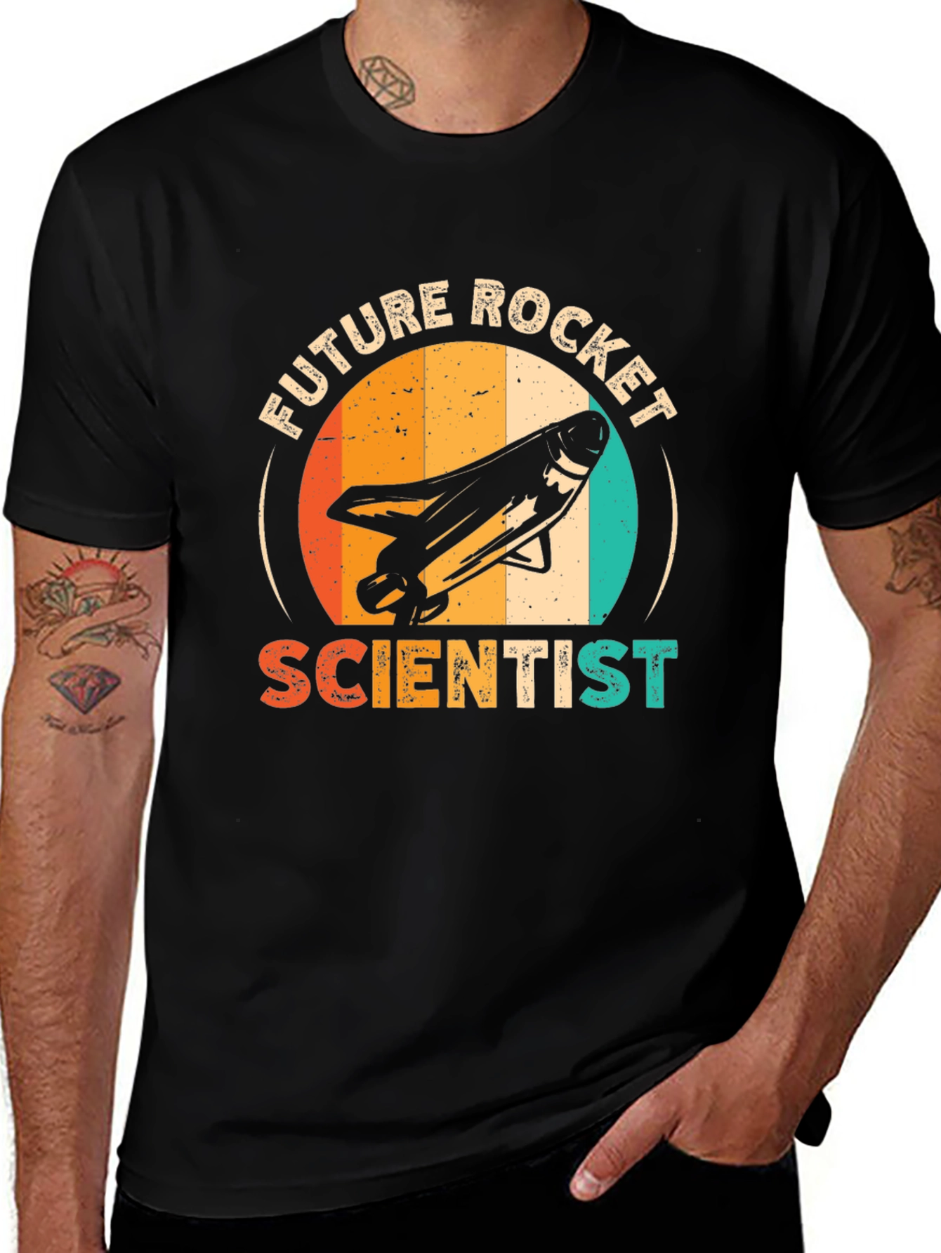 Variant 5 of Future Rocket Scientist Graphic Tee