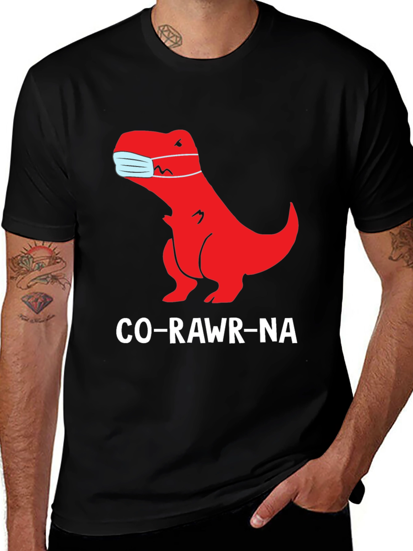 Variant 3 of Co-Rawr-Na Dino T-Shirt