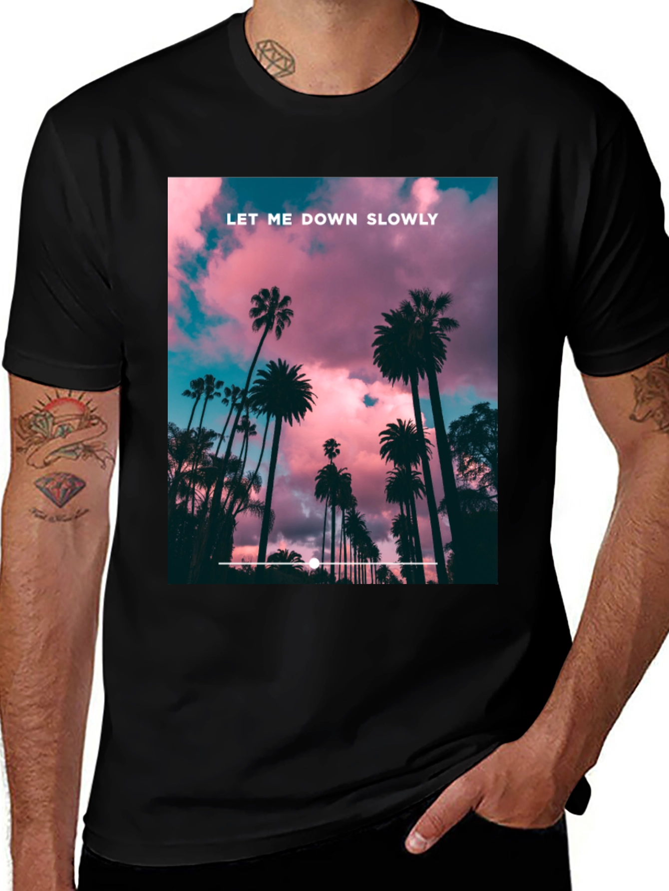 Variant 12 of Let Me Down Slowly Graphic T-Shirt