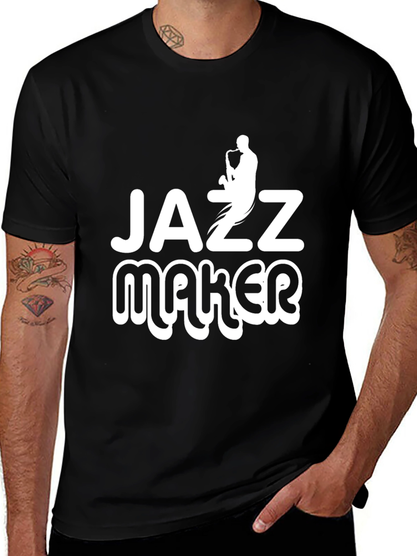 Variant 18 of Jazz Maker Black T-Shirt
