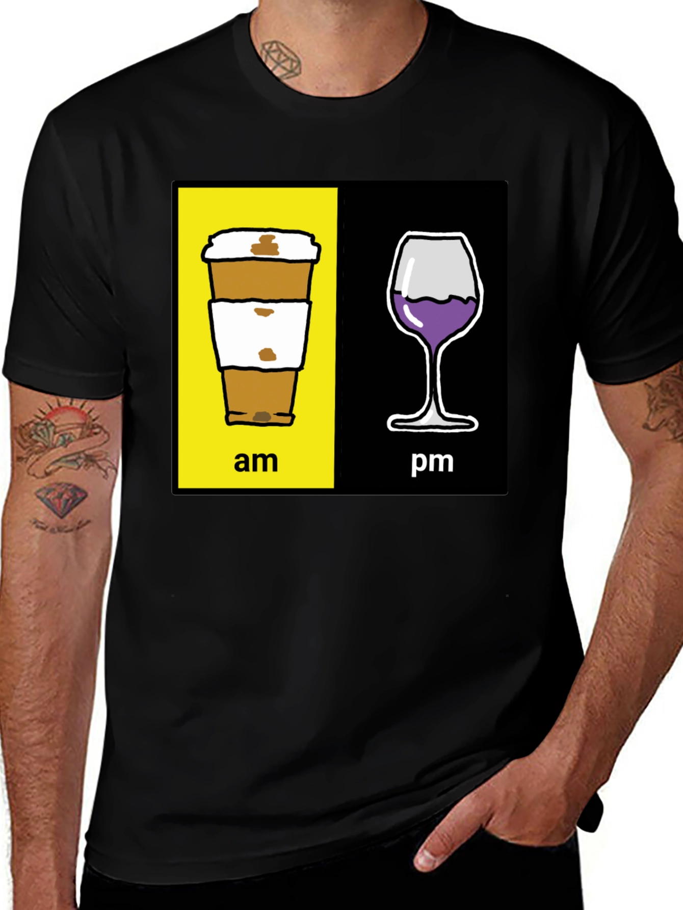Variant 5 of Am/Pm Graphic Tee