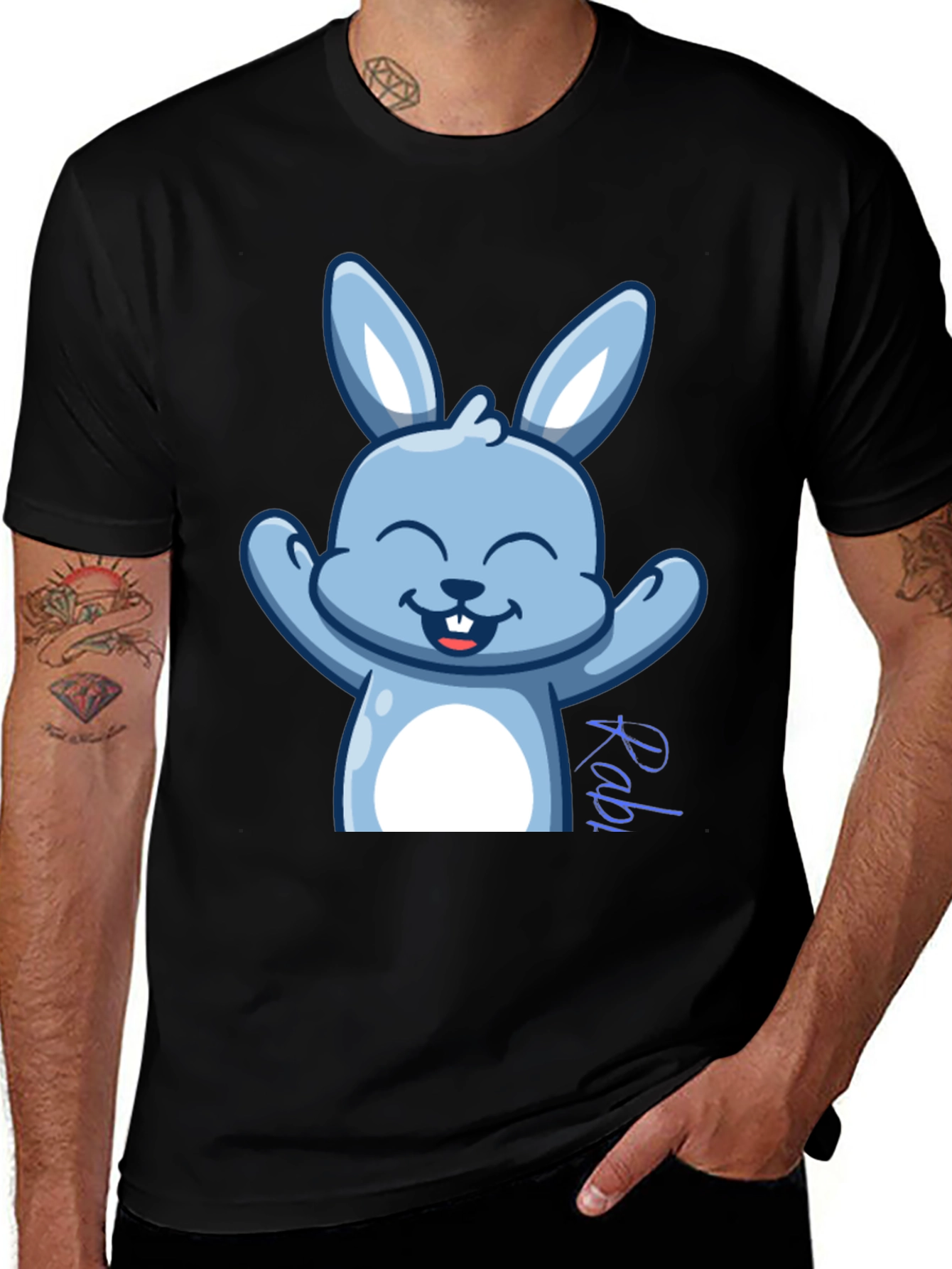 Variant 19 of Cute Rabbit Graphic T-Shirt