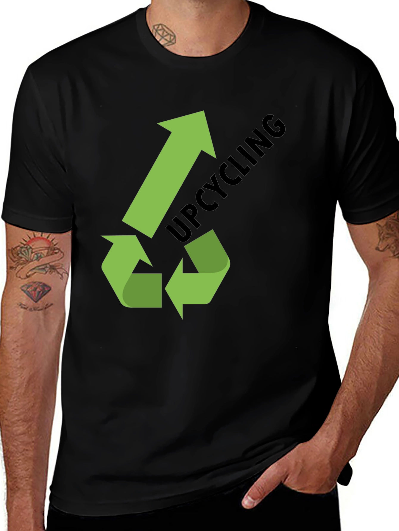 Variant 15 of Upcycling Graphic Tee -  Eco-Friendly Fashion