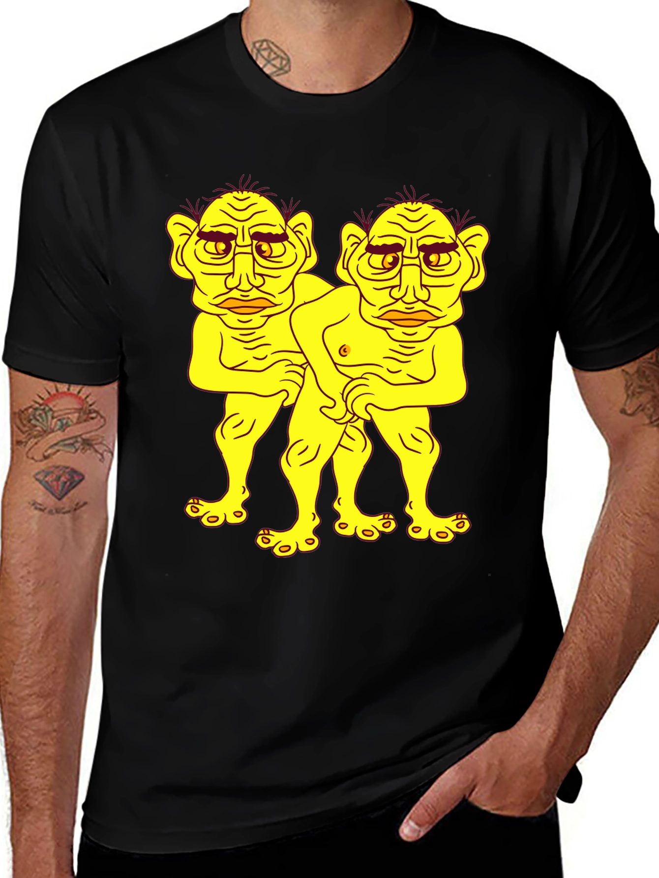 Variant 9 of Cartoon Troll Graphic Tee