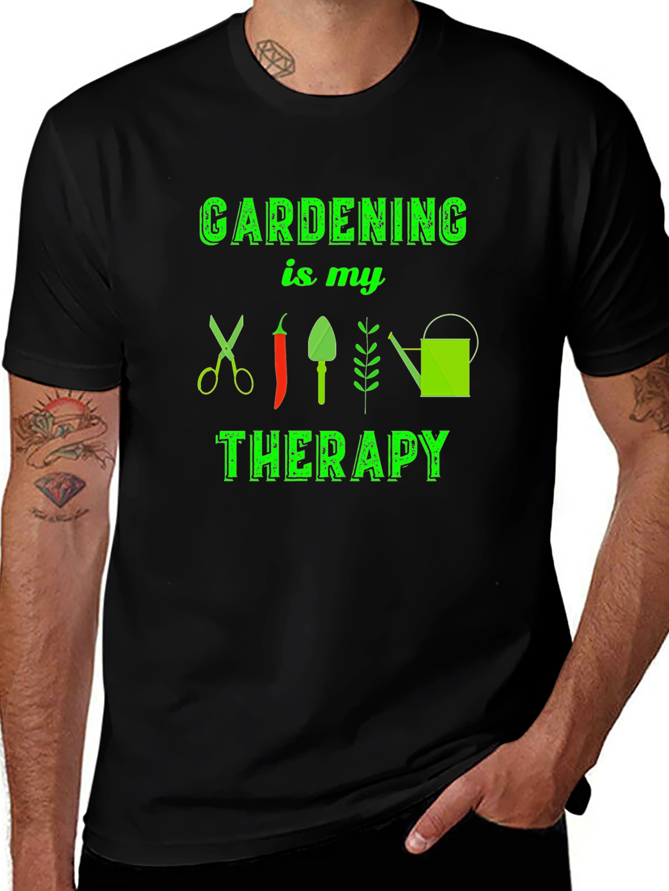 Variant 16 of Gardening is my Therapy T-Shirt
