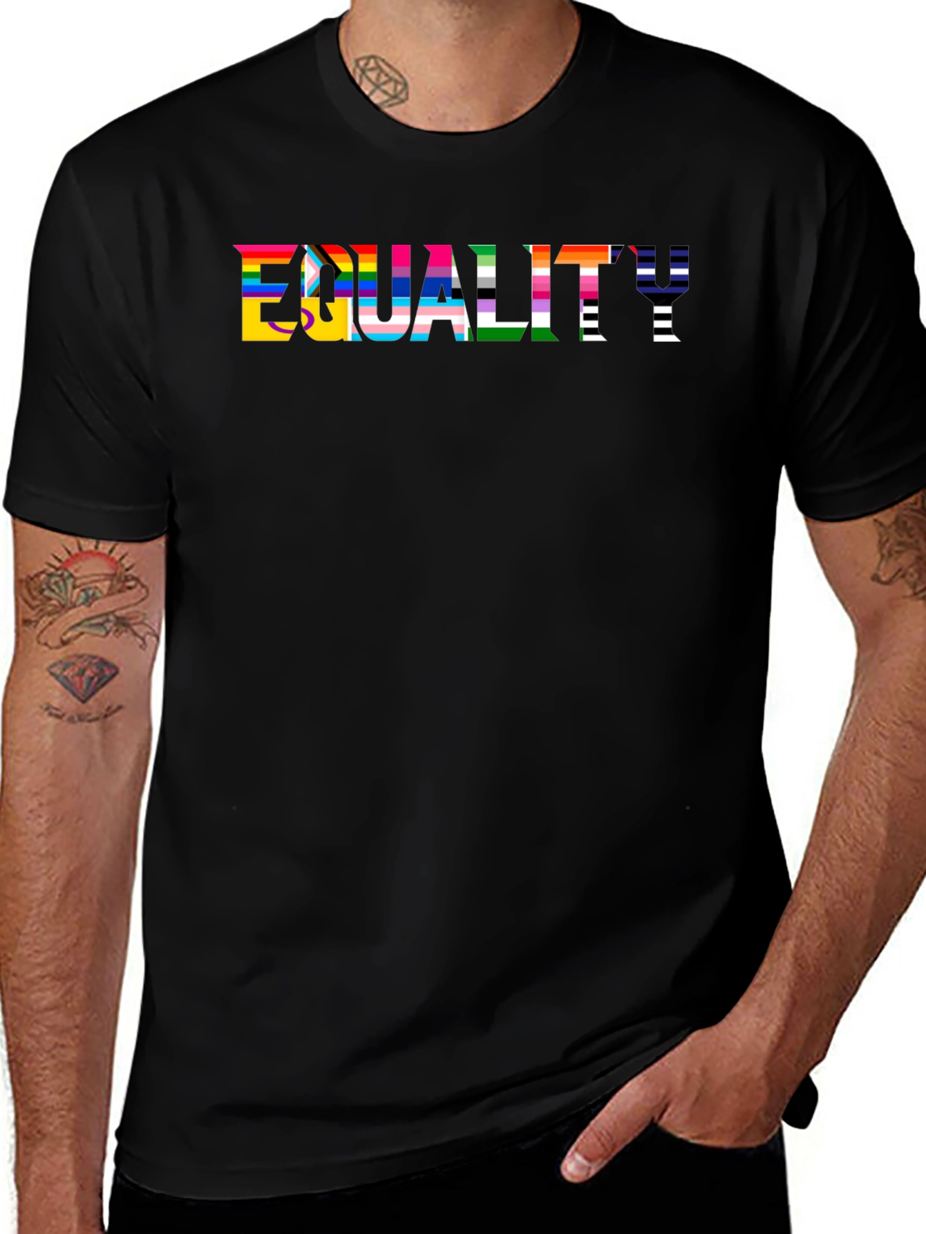 Variant 9 of Equality Pride T-Shirt - LGBTQ+ Supporter Tee