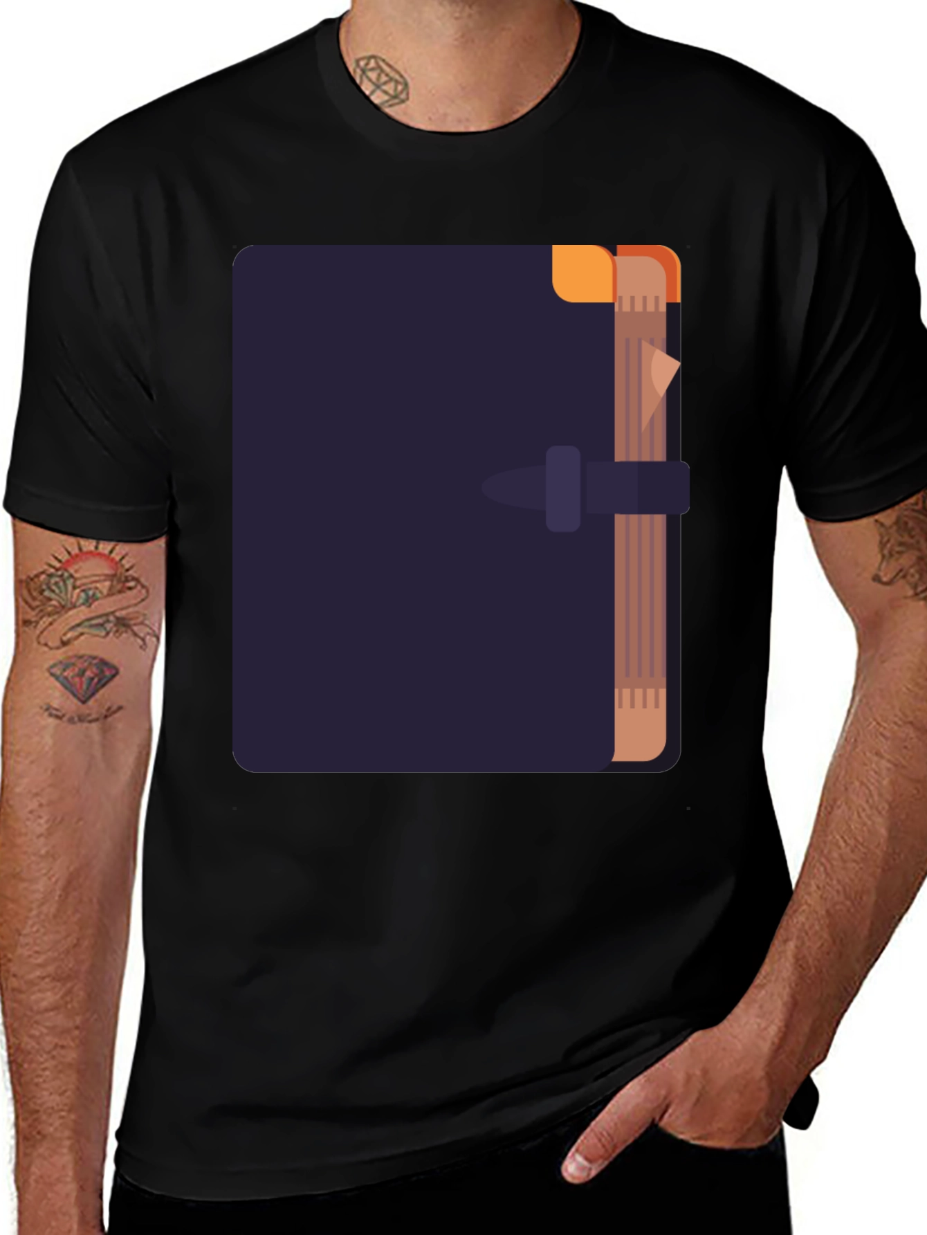 Variant 29 of Dark Spellbook Graphic Tee