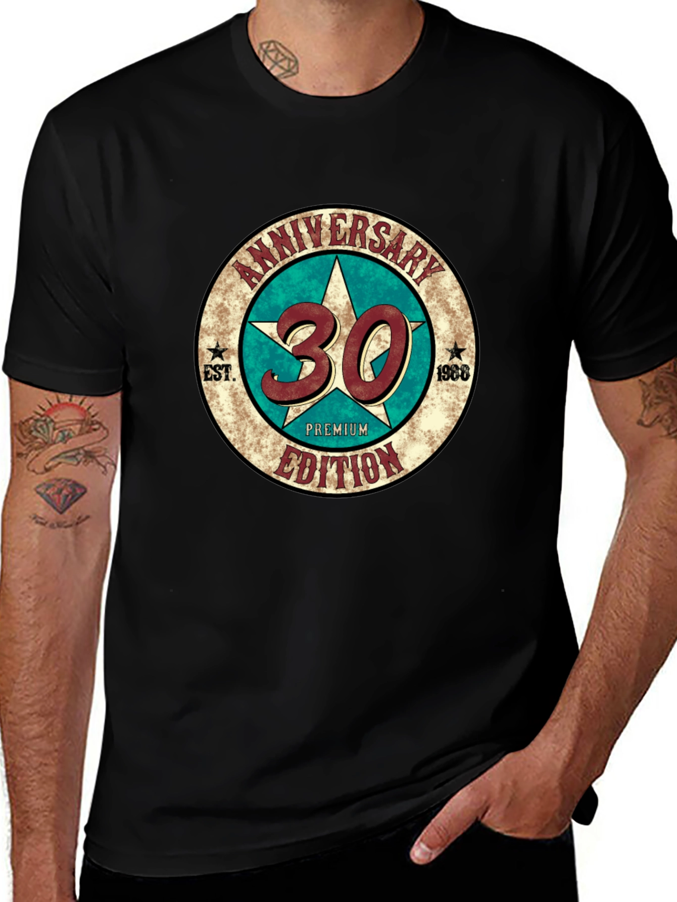 Variant 15 of 30th Anniversary Premium Edition Black T-Shirt