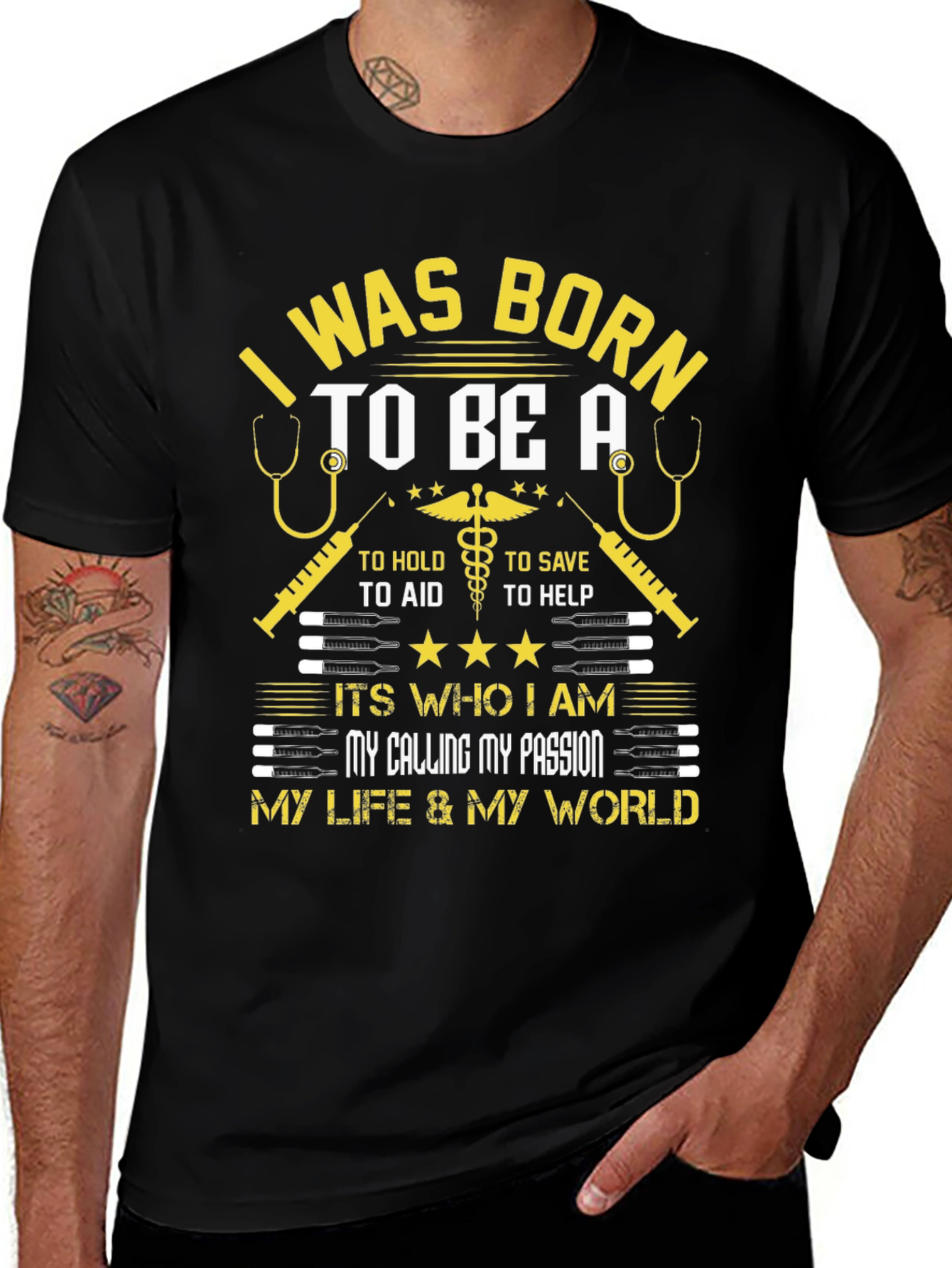 Variant 25 of Born to Be a Medical Professional T-Shirt