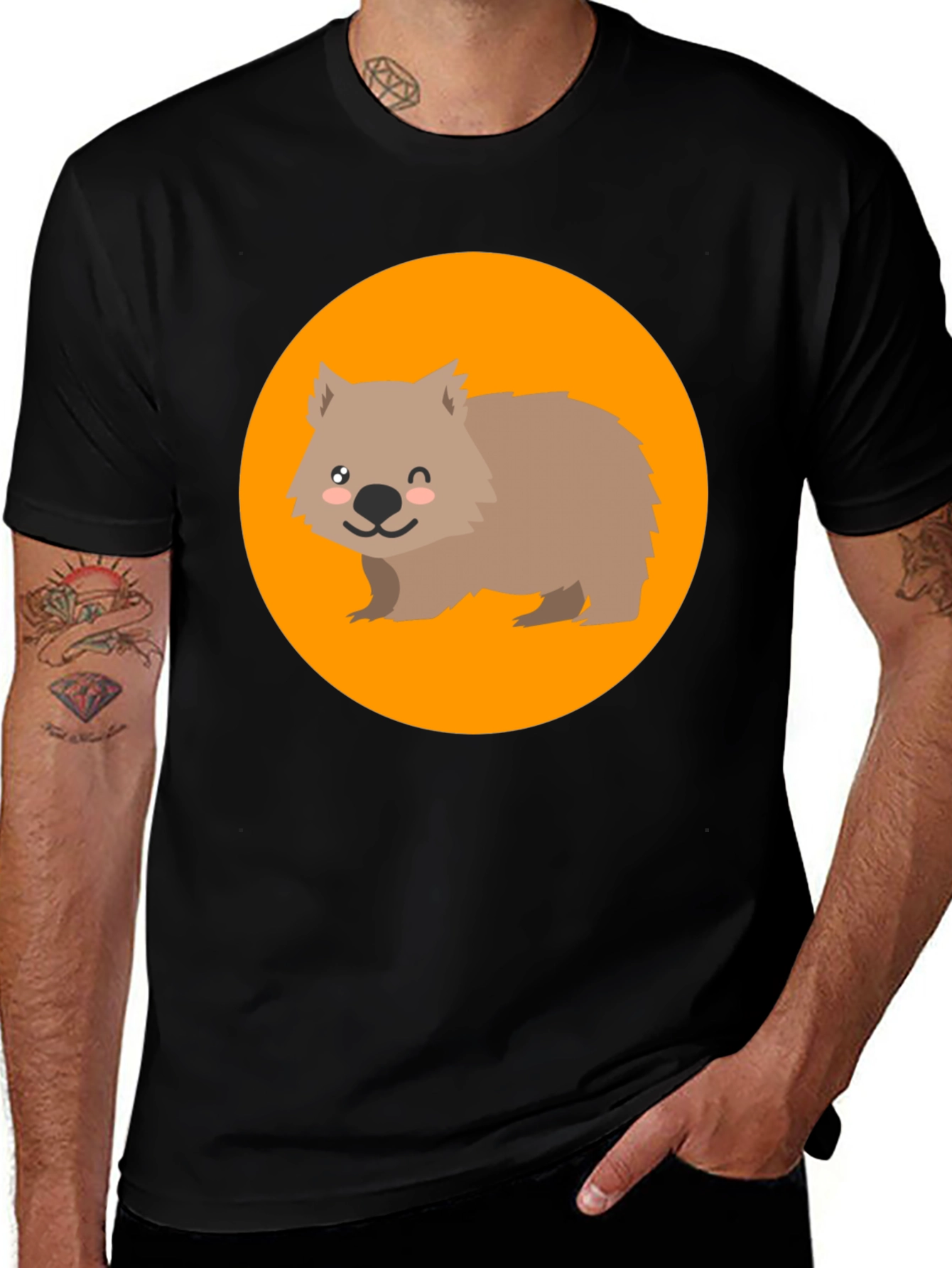 Variant 6 of Wombat Graphic Tee - Cute Animal Design T-Shirt