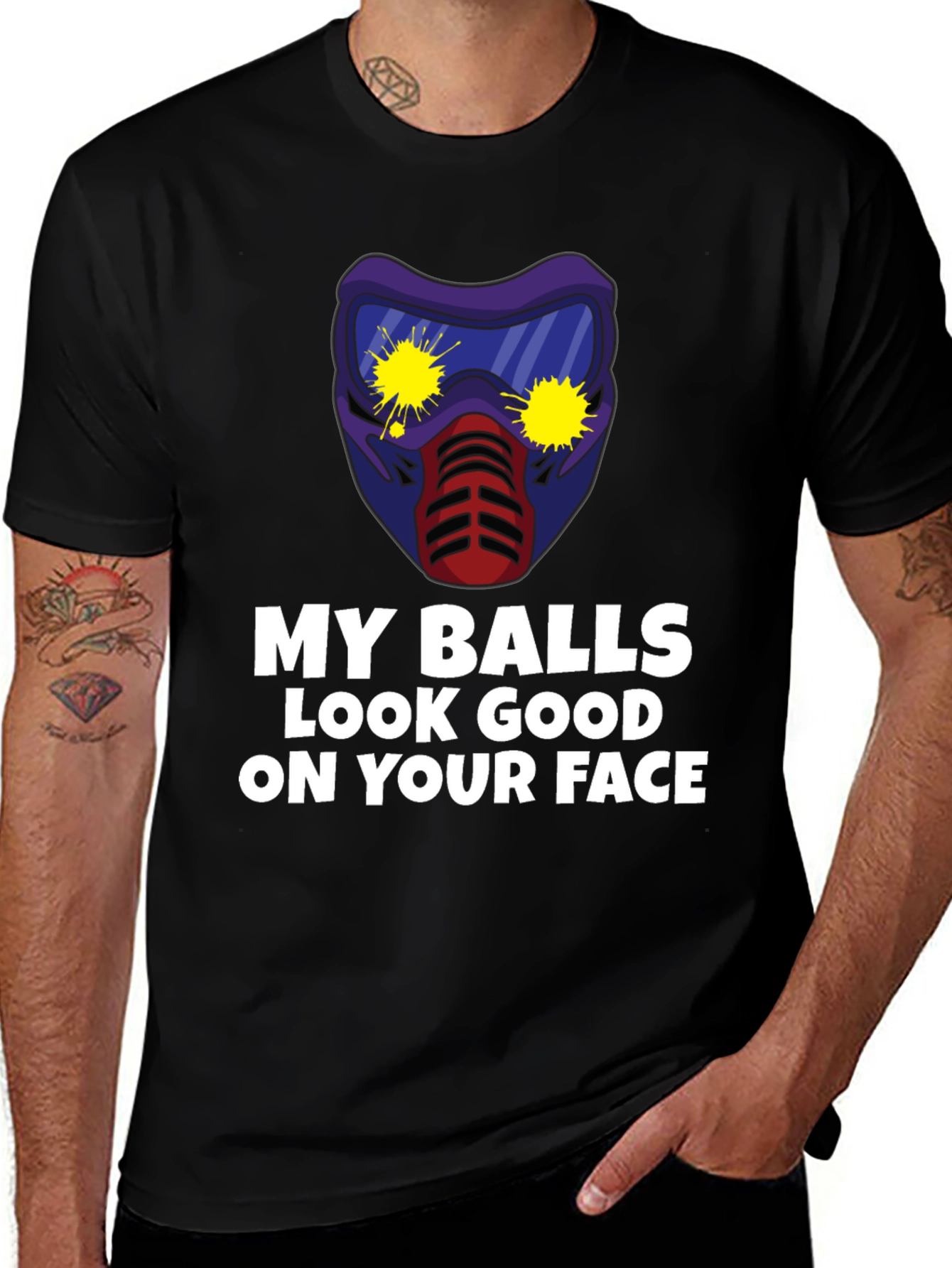 Variant 2 of My Balls Look Good on Your Face T-Shirt