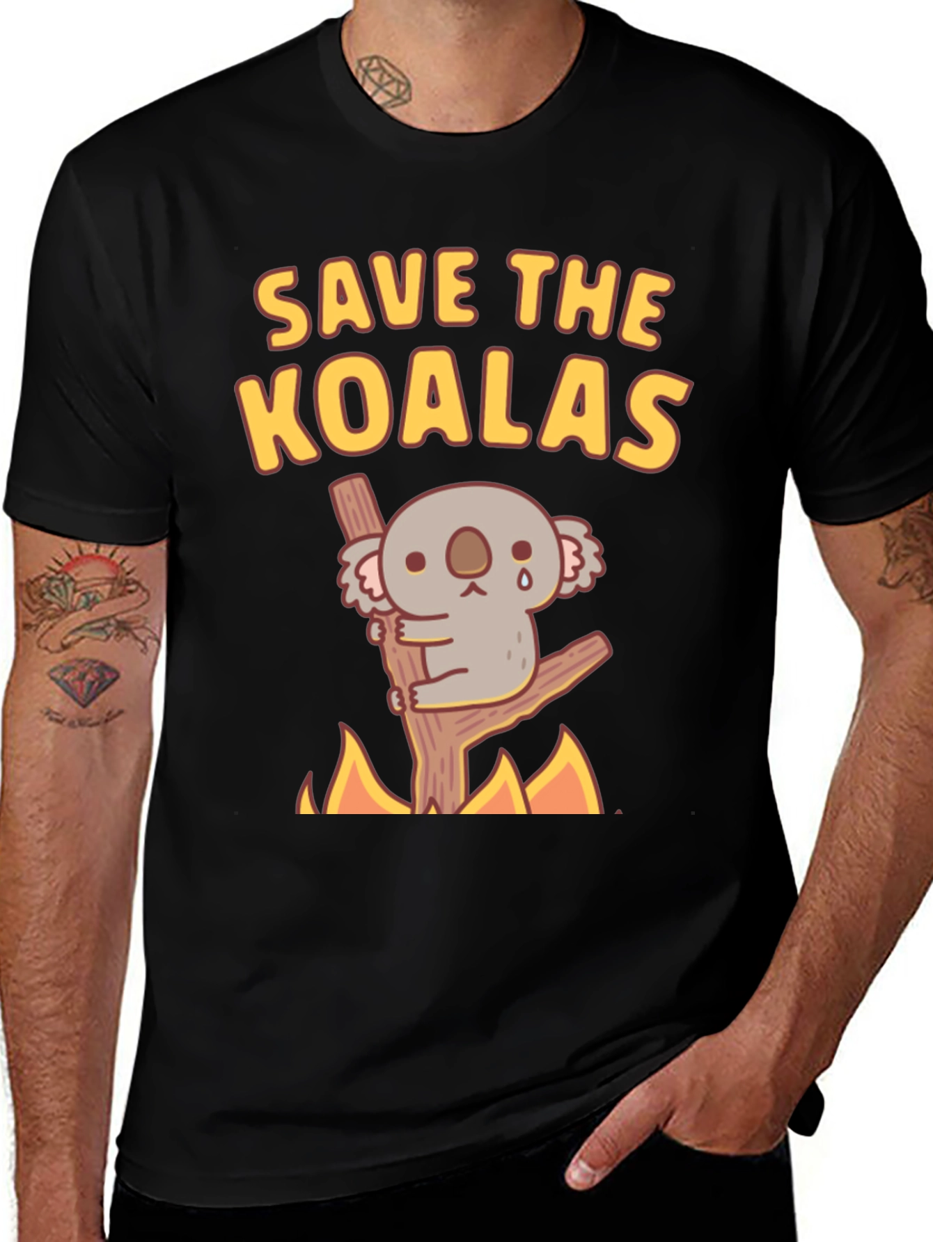 Variant 28 of Save the Koalas T-Shirt - Animal Rescue Tee
