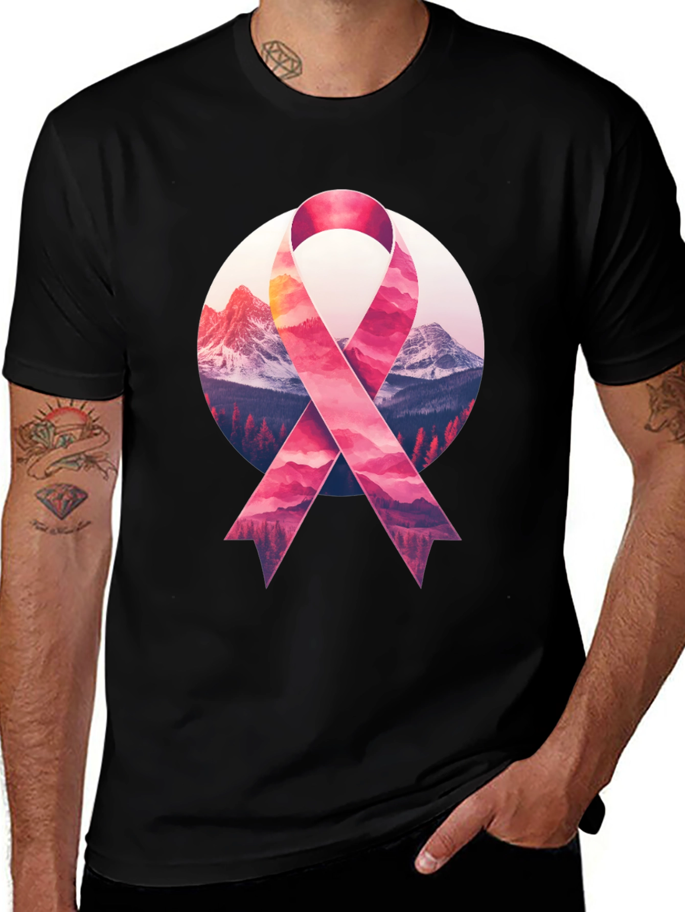 Variant 18 of Awareness Ribbon T-Shirt