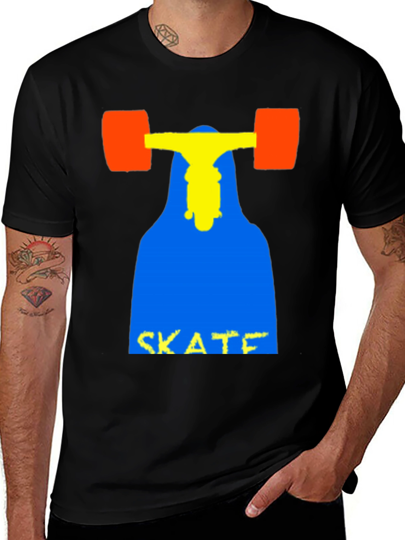 Variant 19 of Skateboard Graphic Tee - Skateboarding Shirt