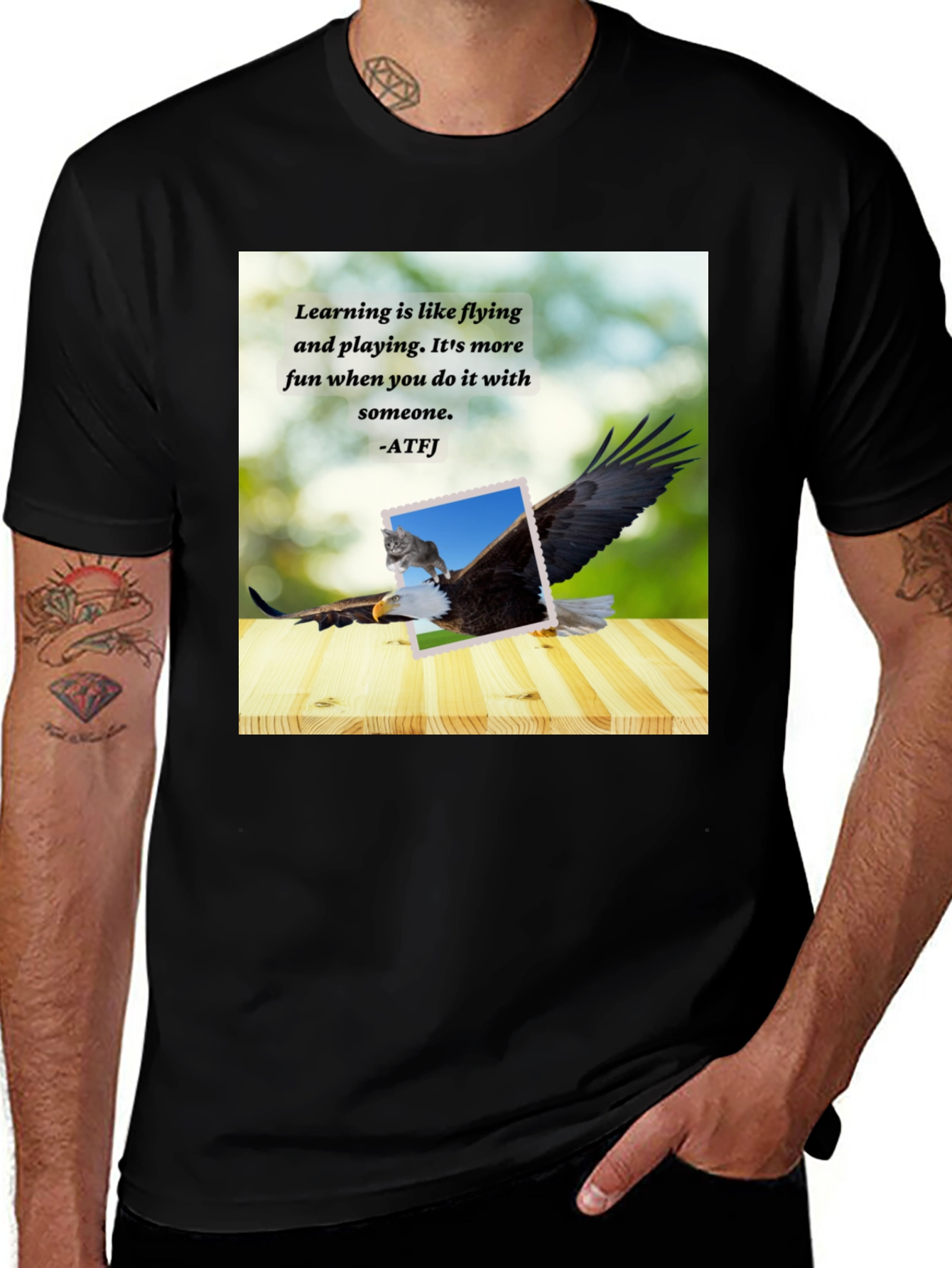 Variant 30 of Learning is Flying T-Shirt