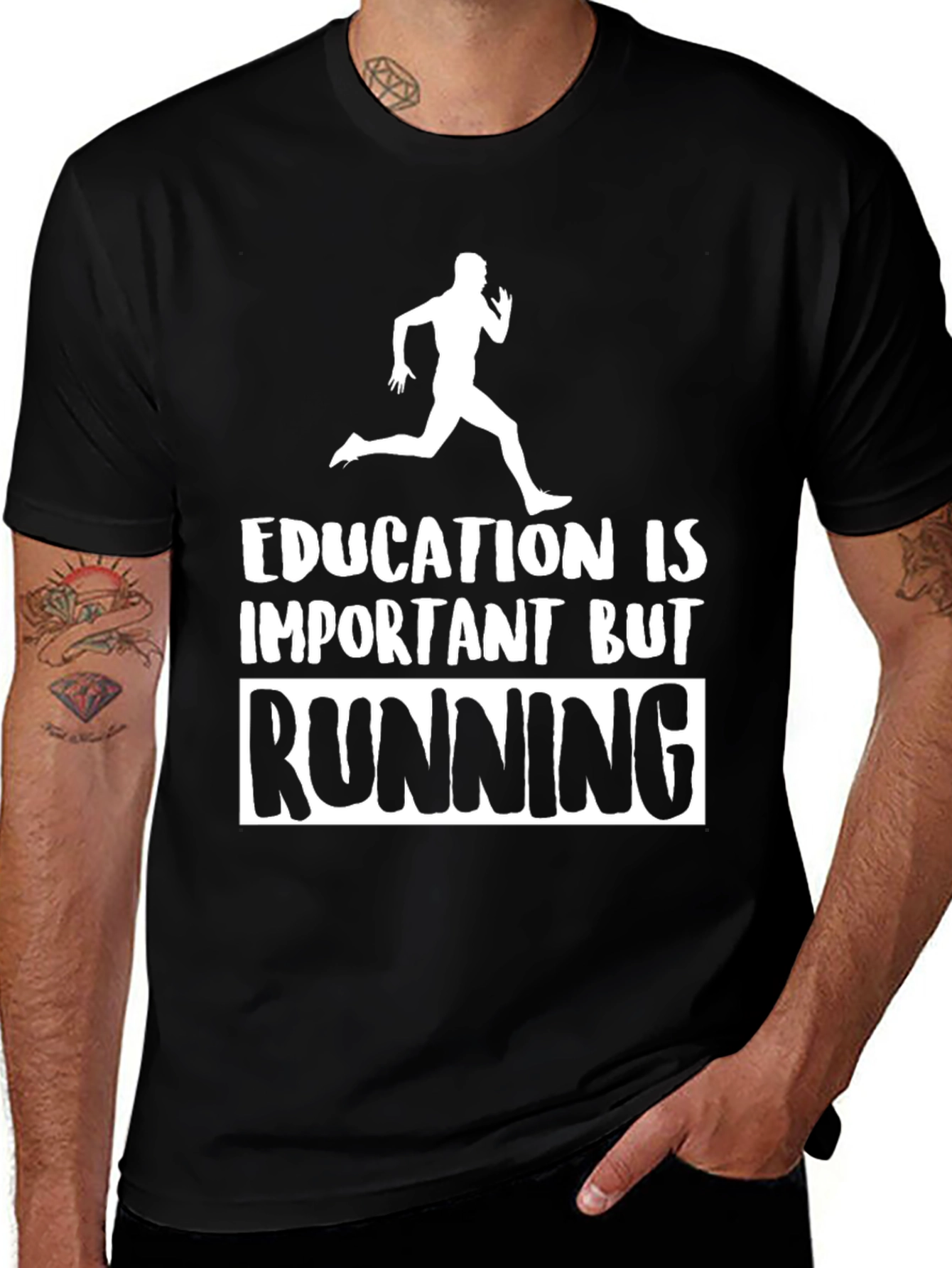 Variant 26 of Education & Running Tee