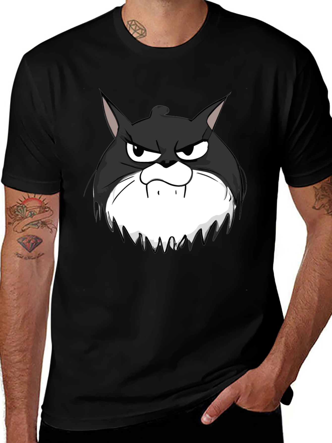 Variant 27 of Grumpy Cat Cartoon T-Shirt