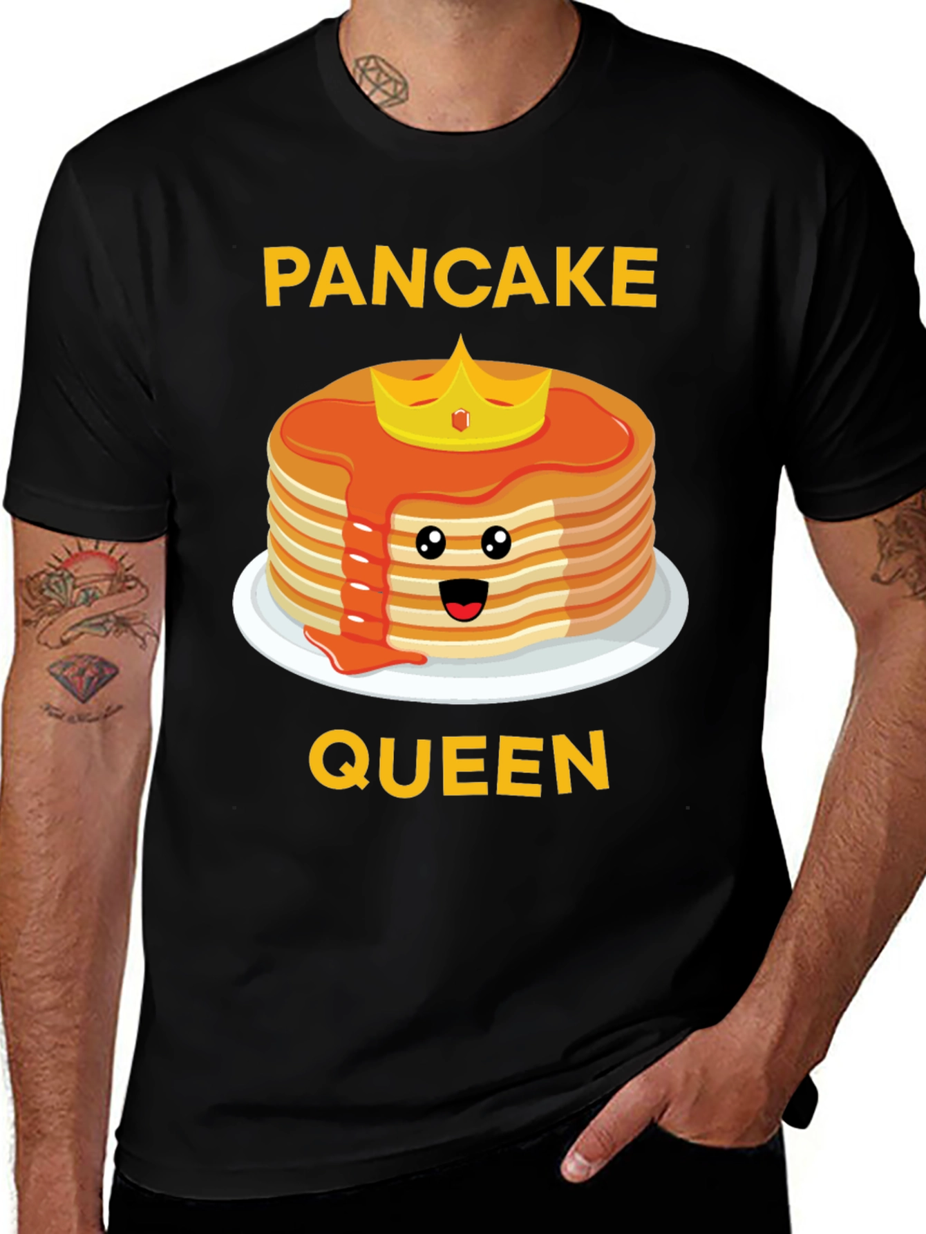 Variant 2 of Pancake Queen Graphic T-Shirt - Sweet & Funny!