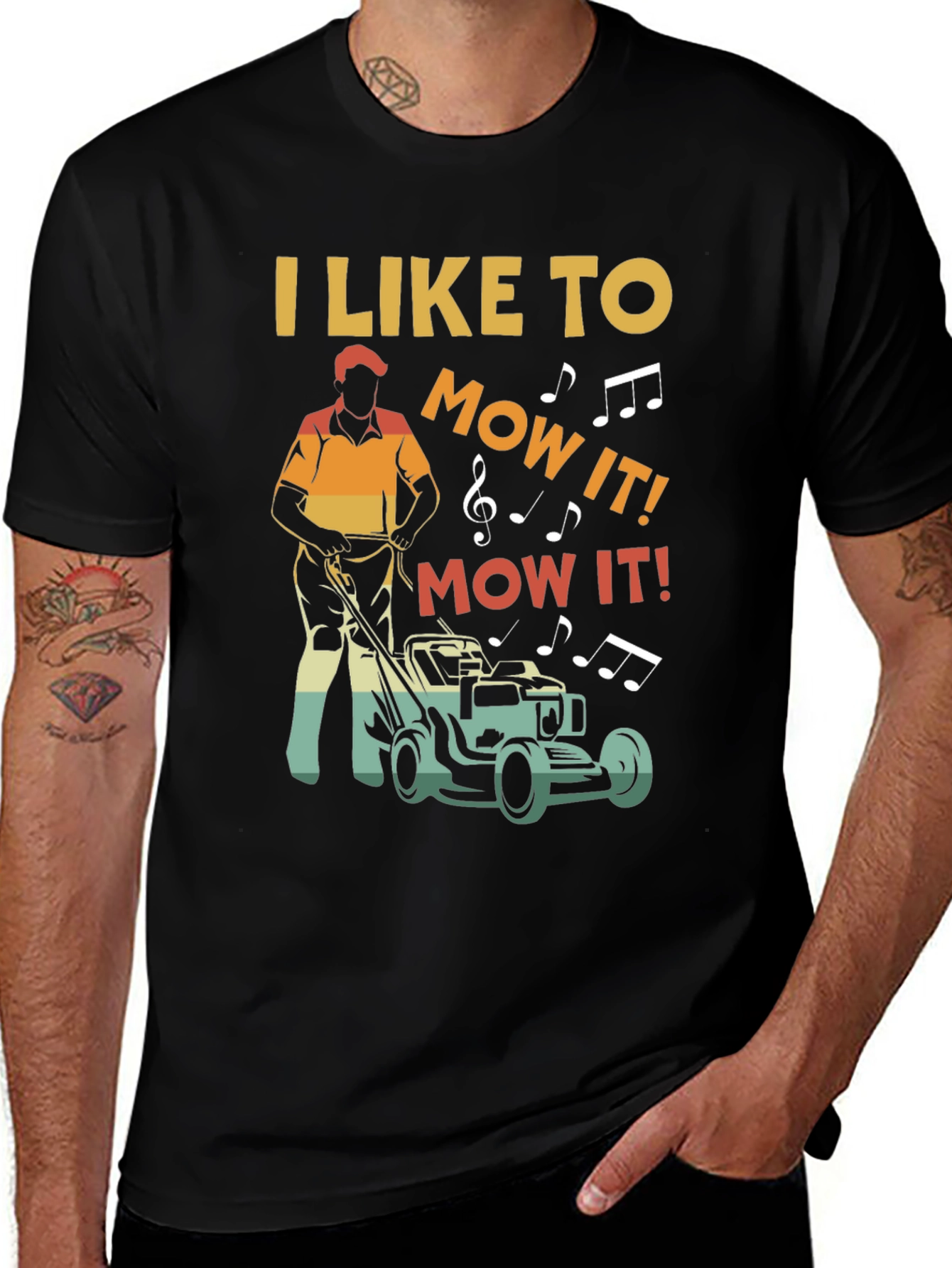 Variant 24 of I Like to Mow It! Funny Lawn Mowing T-Shirt