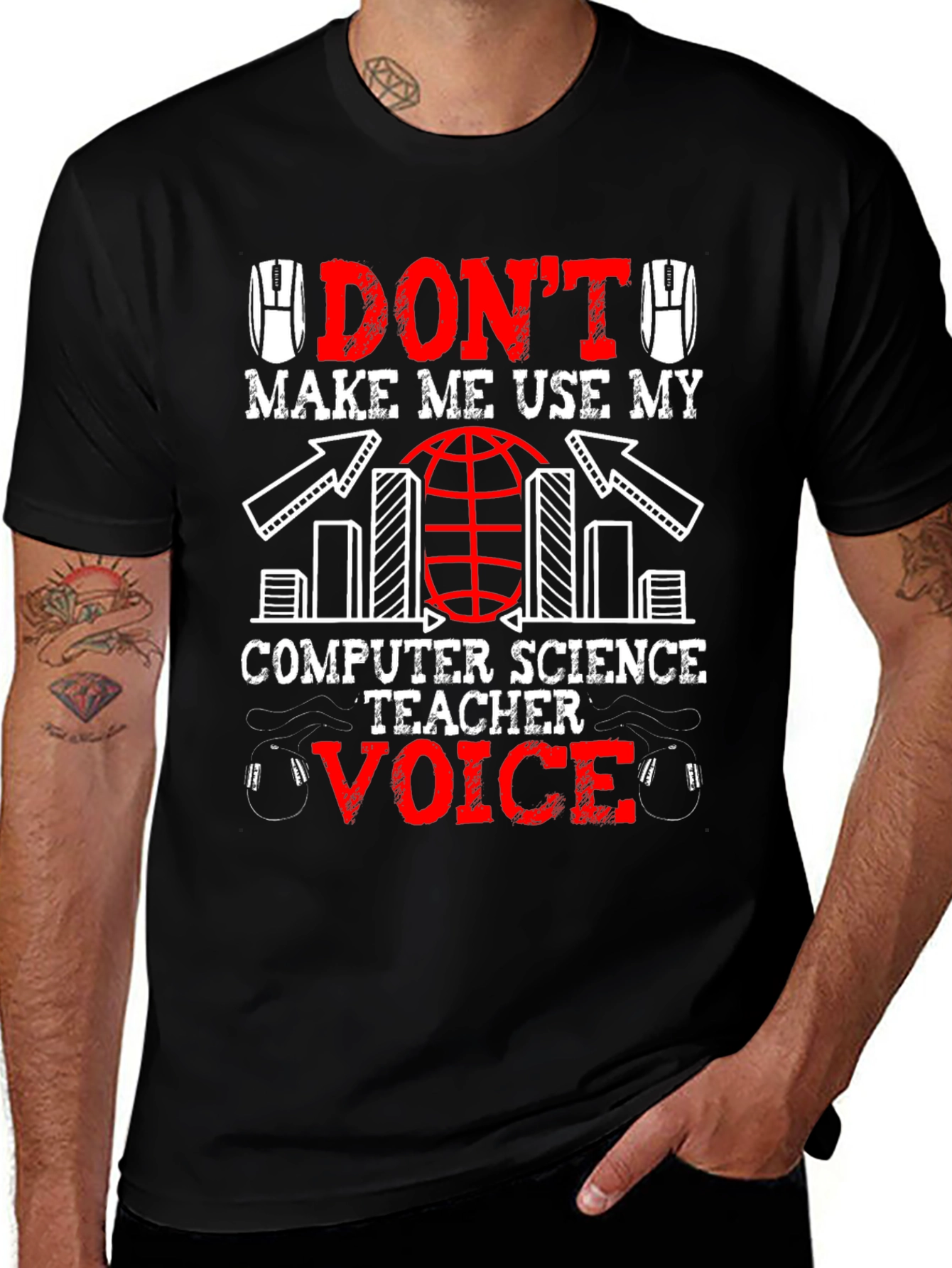 Variant 22 of Computer Science Teacher Funny T-Shirt