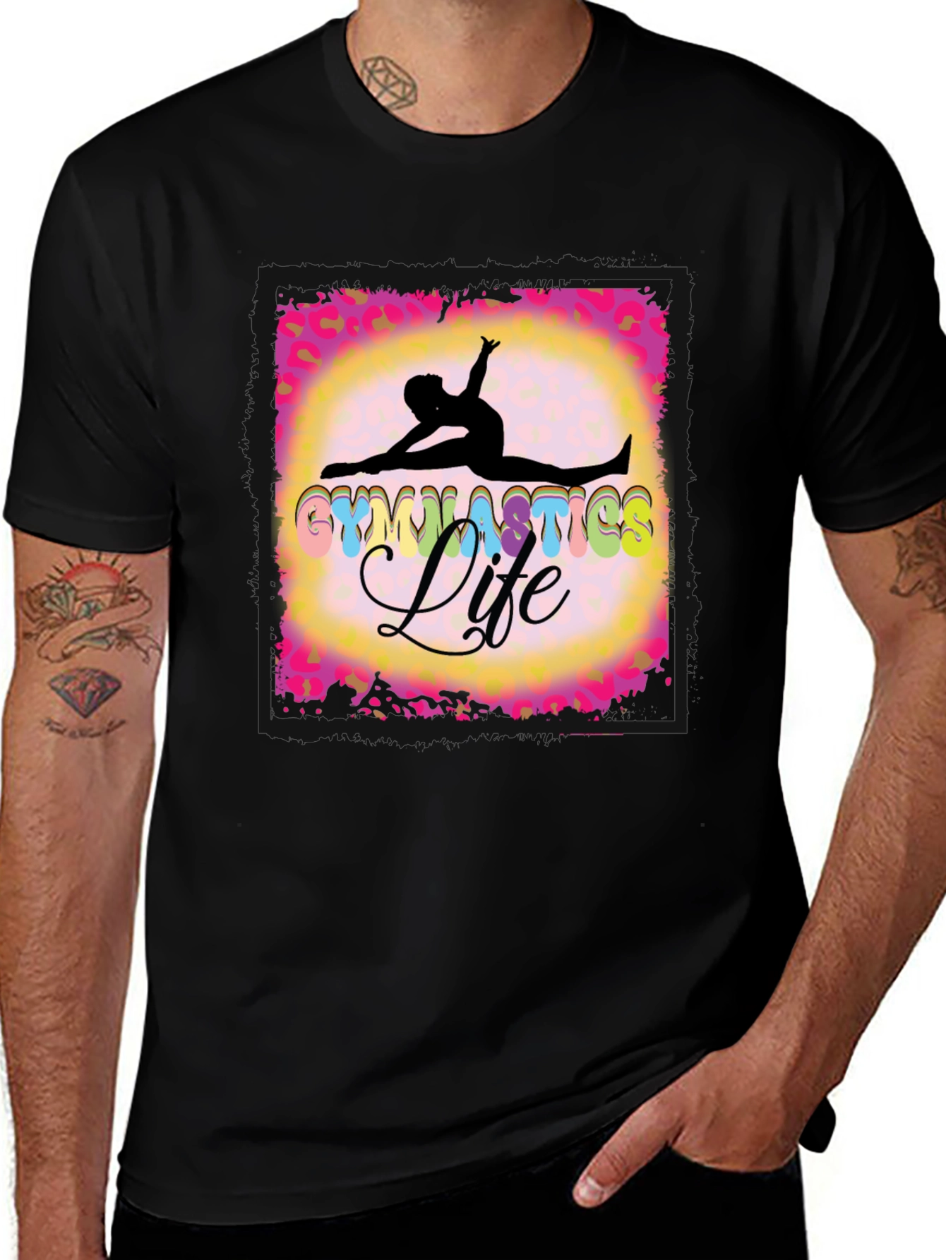 Variant 22 of Gymnastics Life Graphic Tee