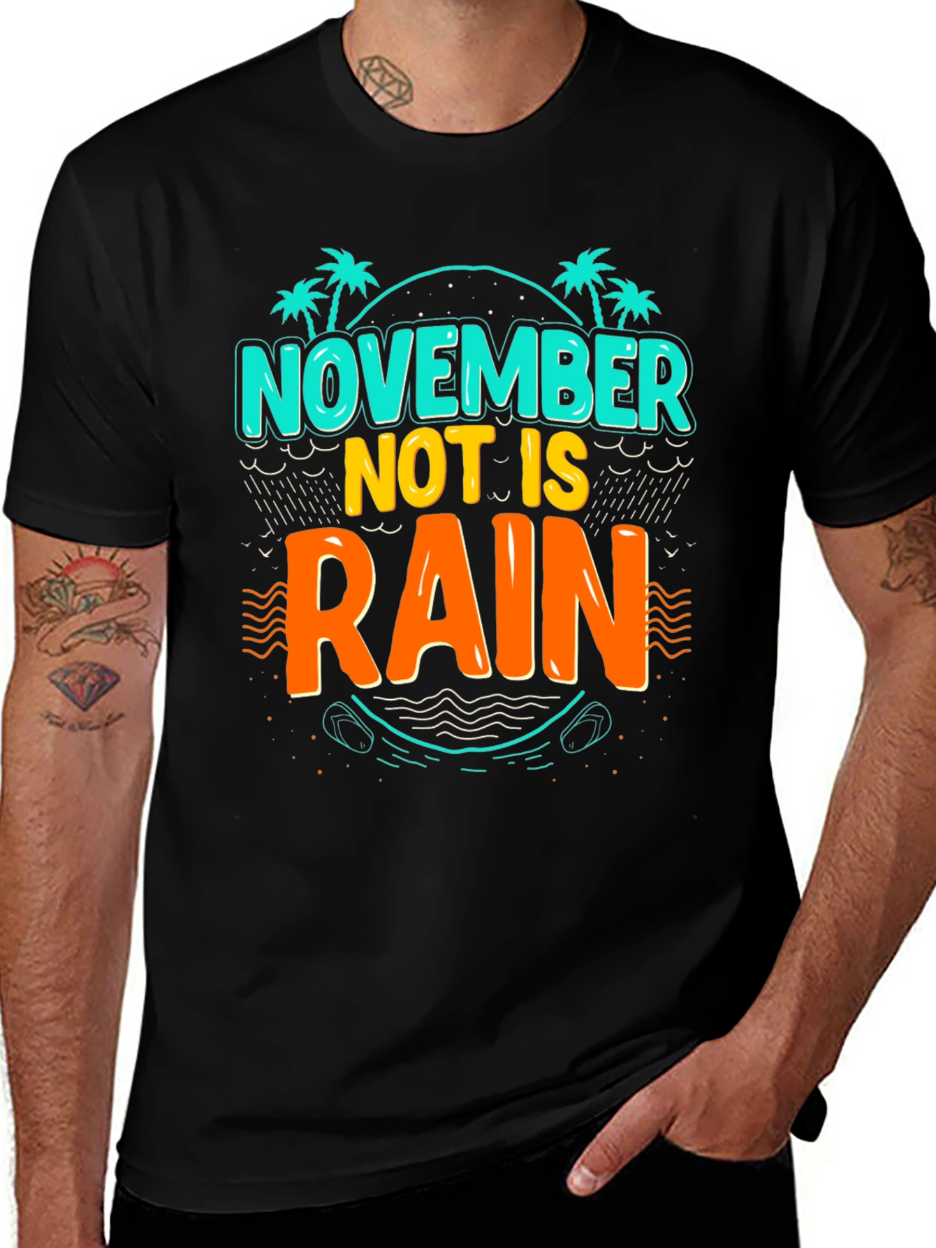 Variant 5 of November Not is Rain T-Shirt