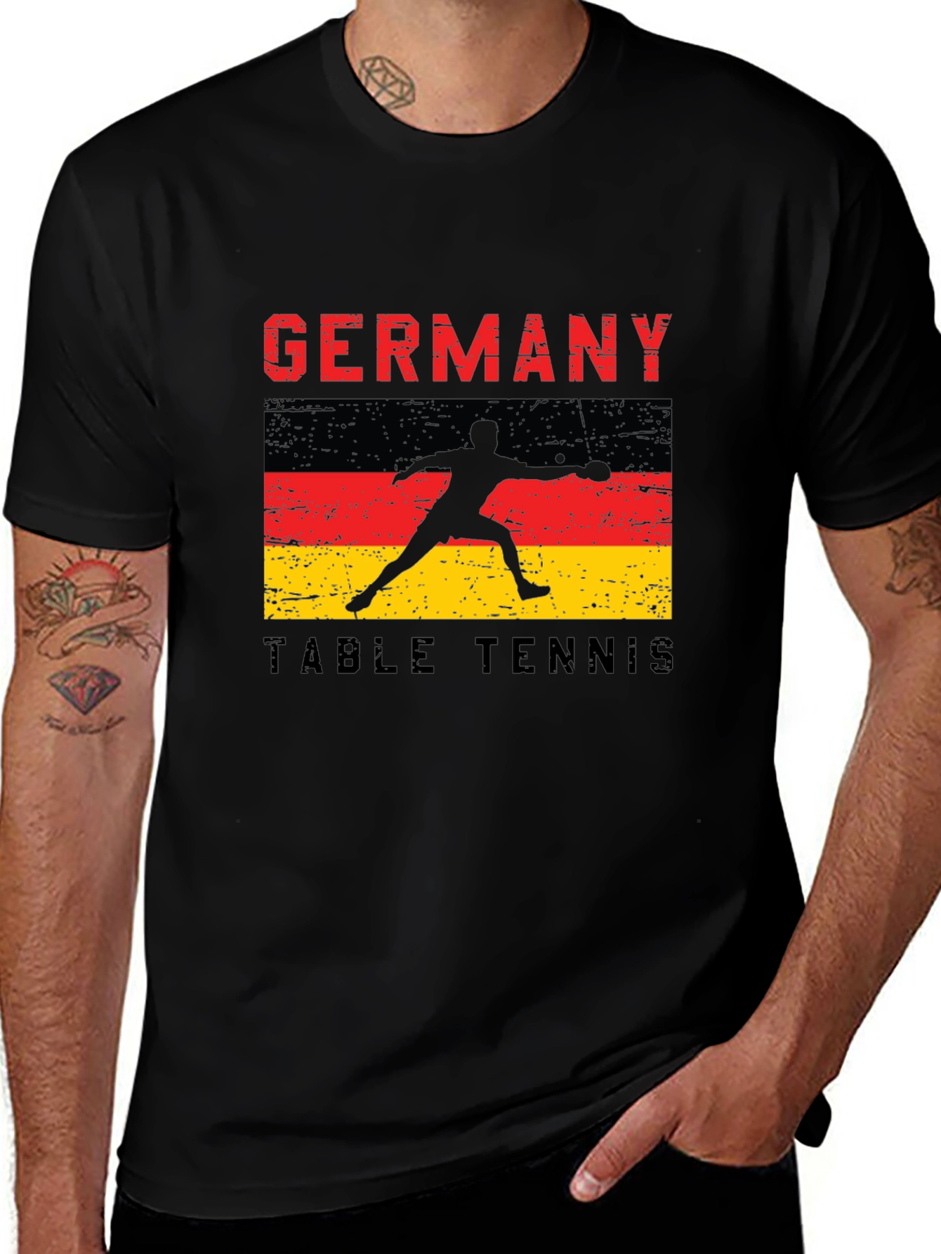 Variant 25 of Germany Table Tennis T-Shirt