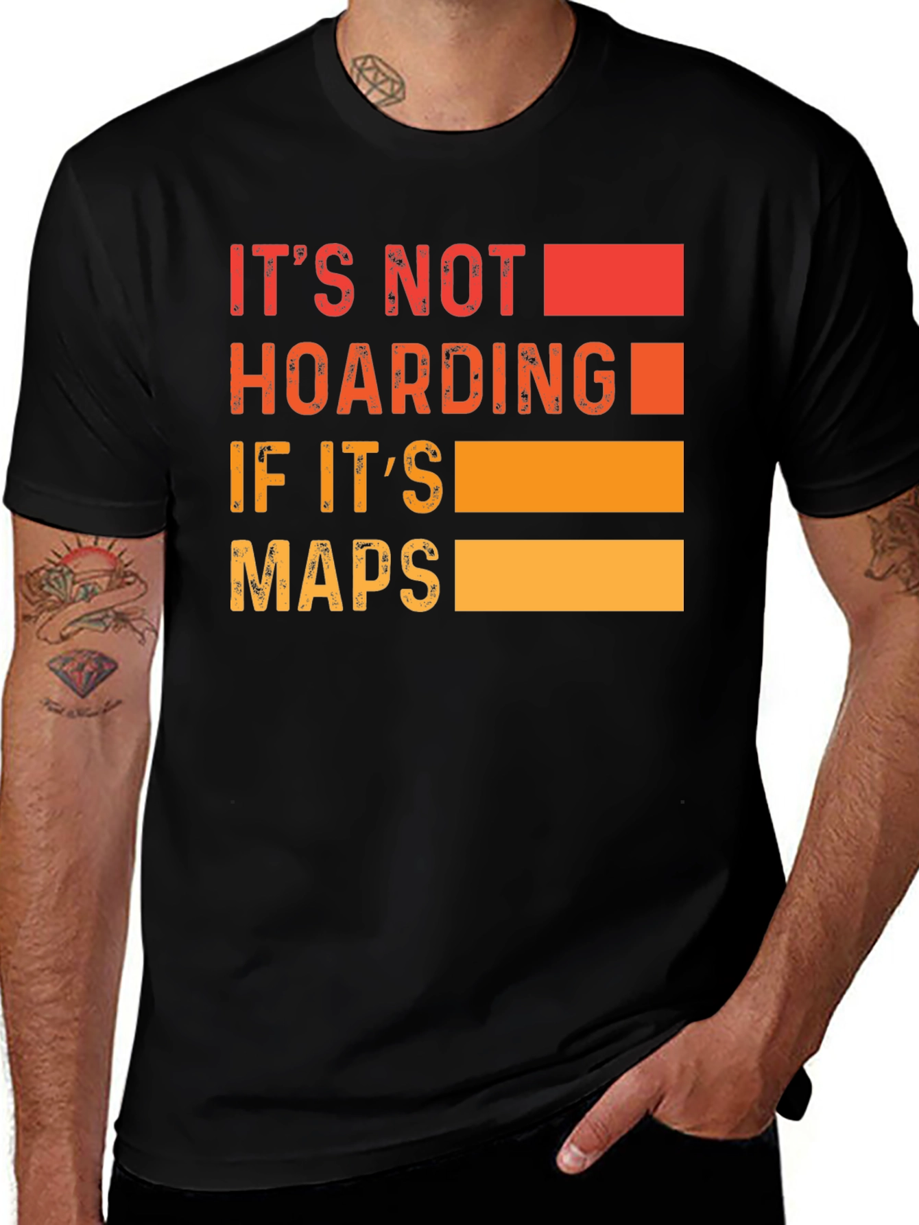 Variant 30 of It's Not Hoarding if It's Maps T-Shirt