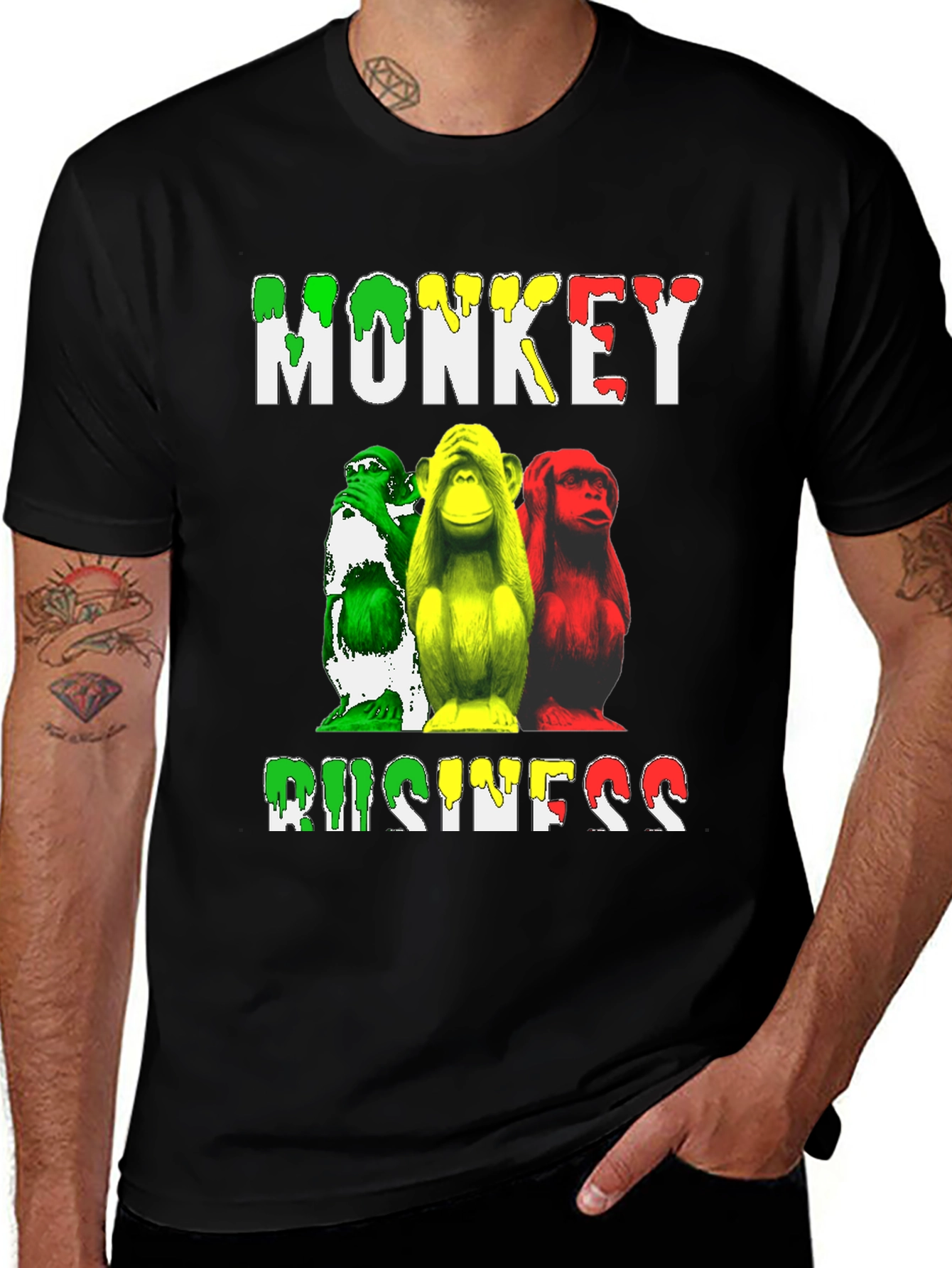 Variant 22 of Monkey Business Graphic T-Shirt