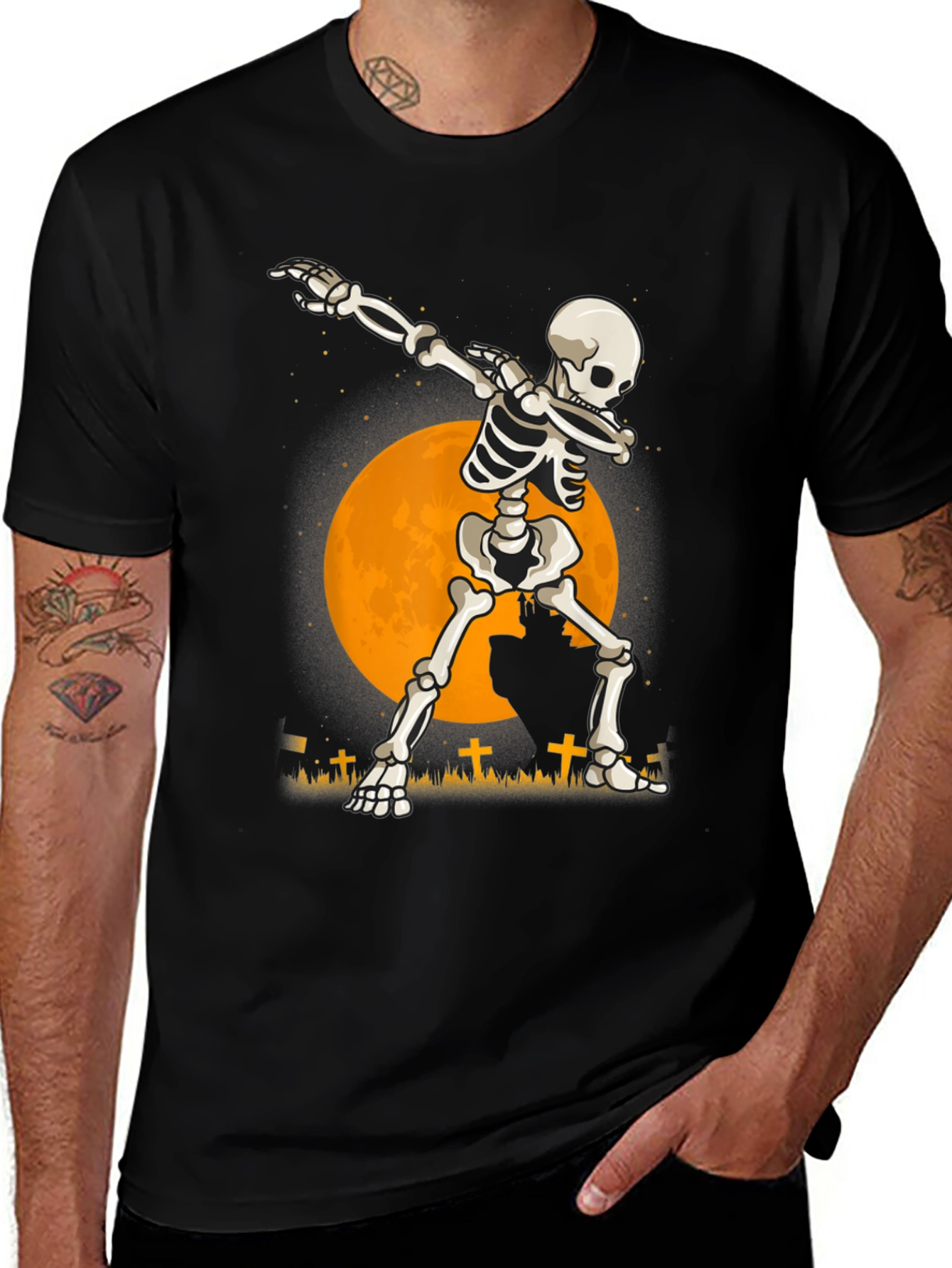 Variant 19 of Dabbing Skeleton Tee