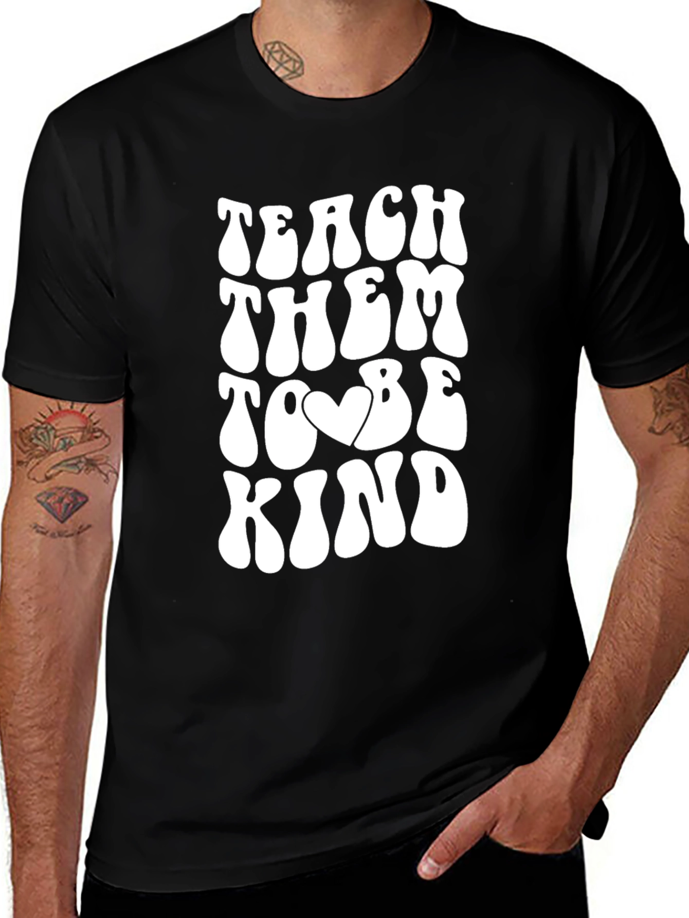 Variant 13 of Teach Them to Be Kind Graphic Tee