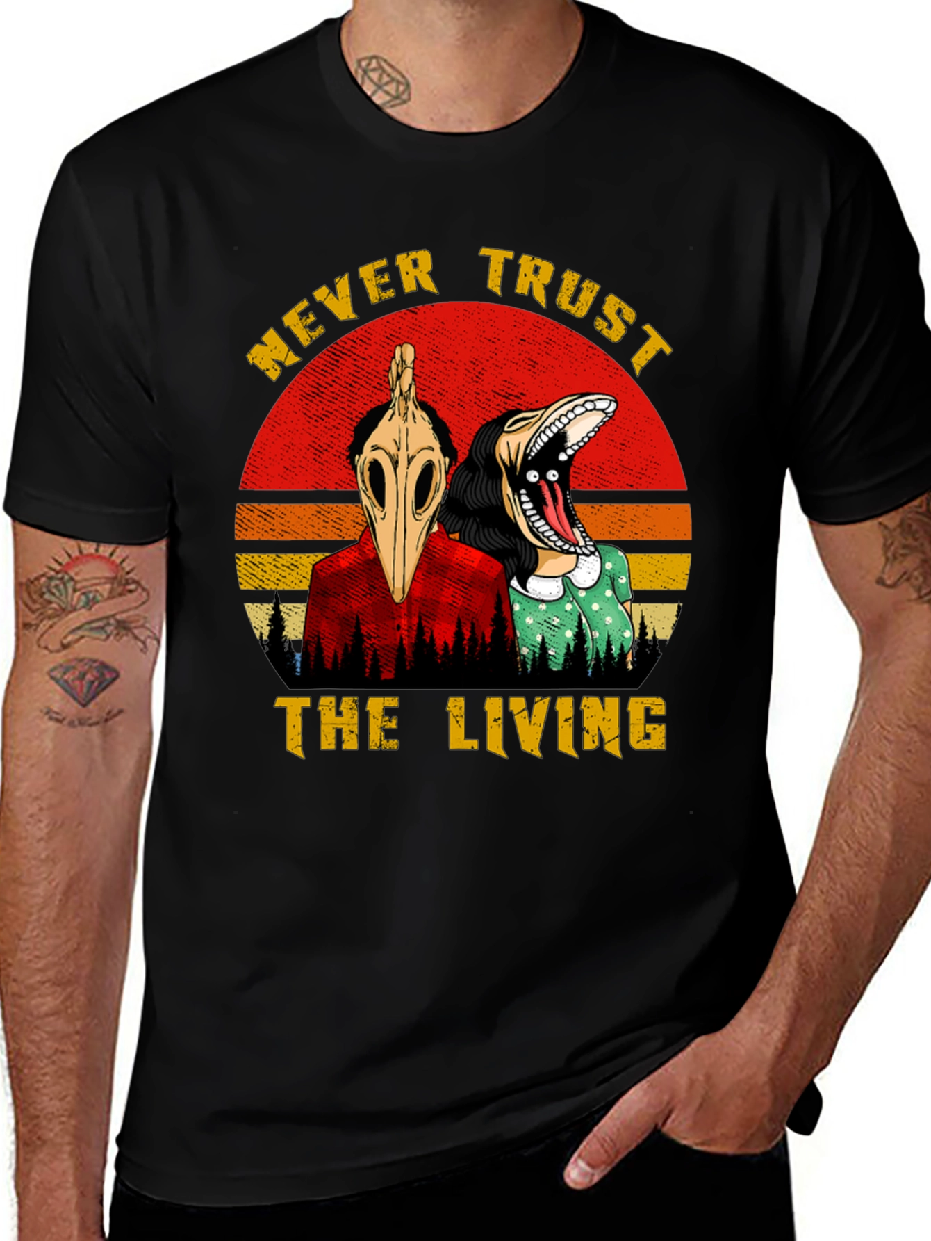 Variant 23 of Never Trust the Living Graphic Tee