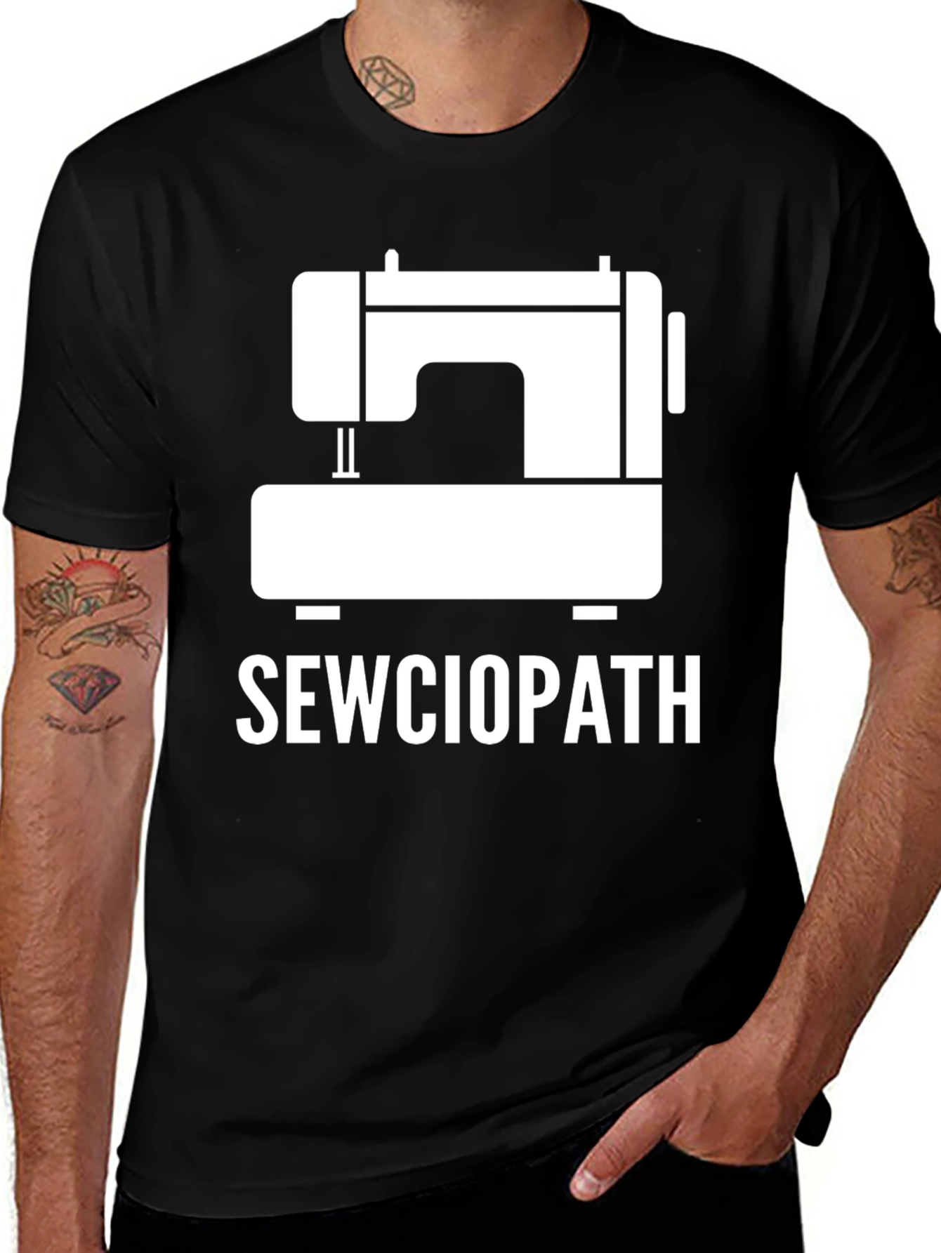 Variant 26 of Sewciopath T-Shirt - Funny Sewing Machine Tee