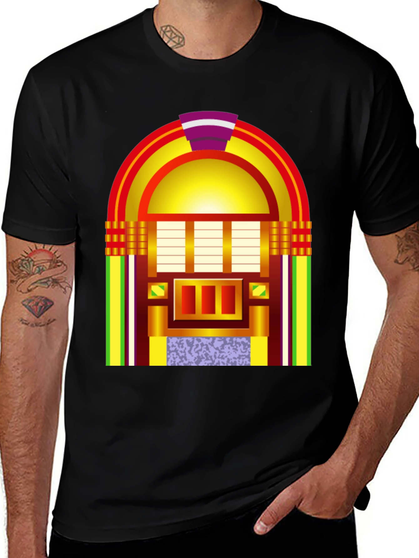 Variant 27 of Retro Jukebox Graphic Tee