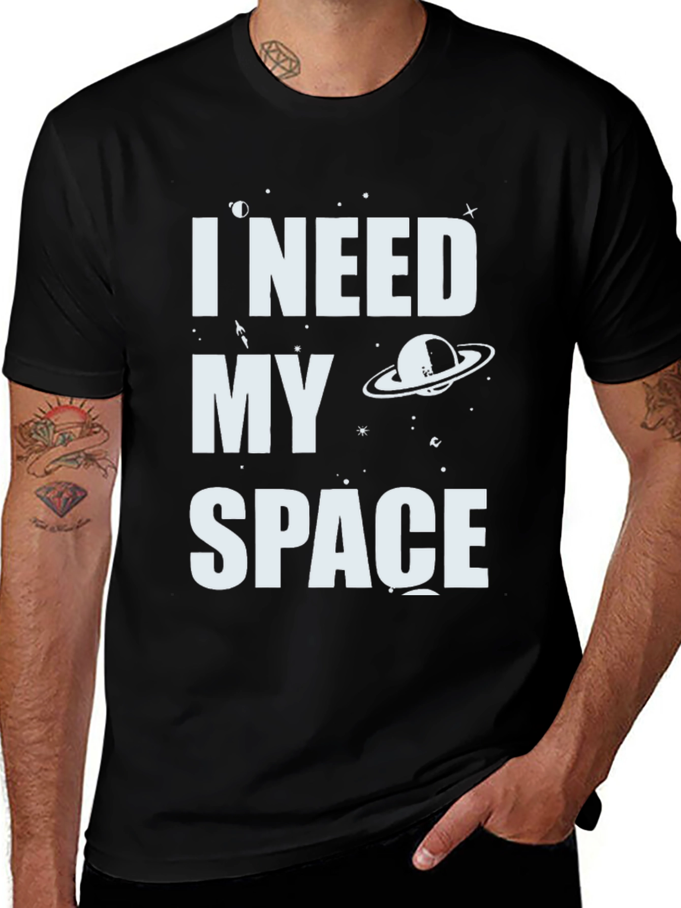 Variant 13 of I Need My Space Graphic T-Shirt