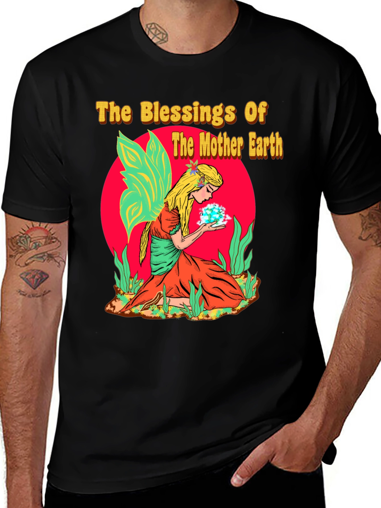 Variant 8 of Mother Earth Blessings Graphic Tee
